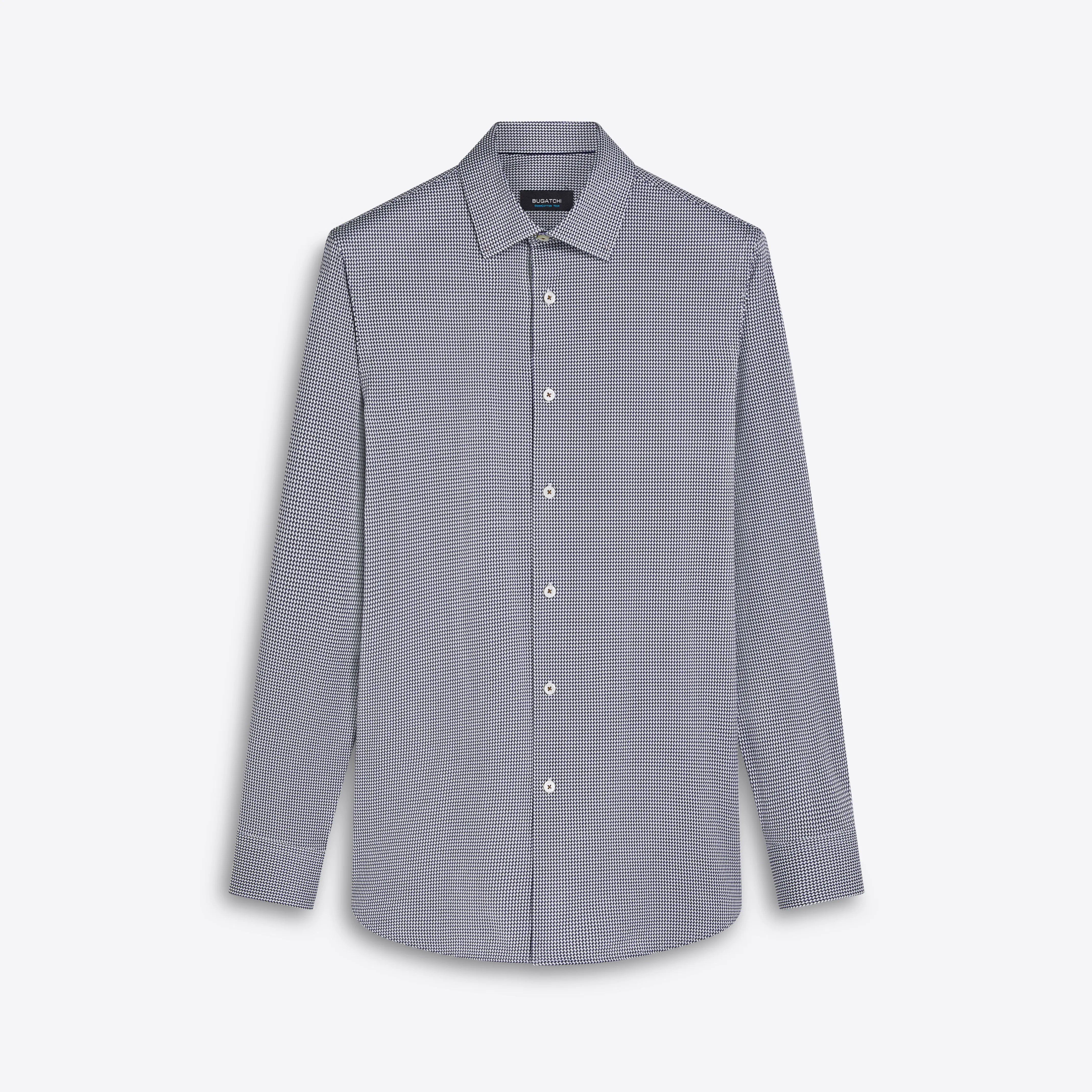 JAMES Hound's Tooth Check OoohCotton Shirt