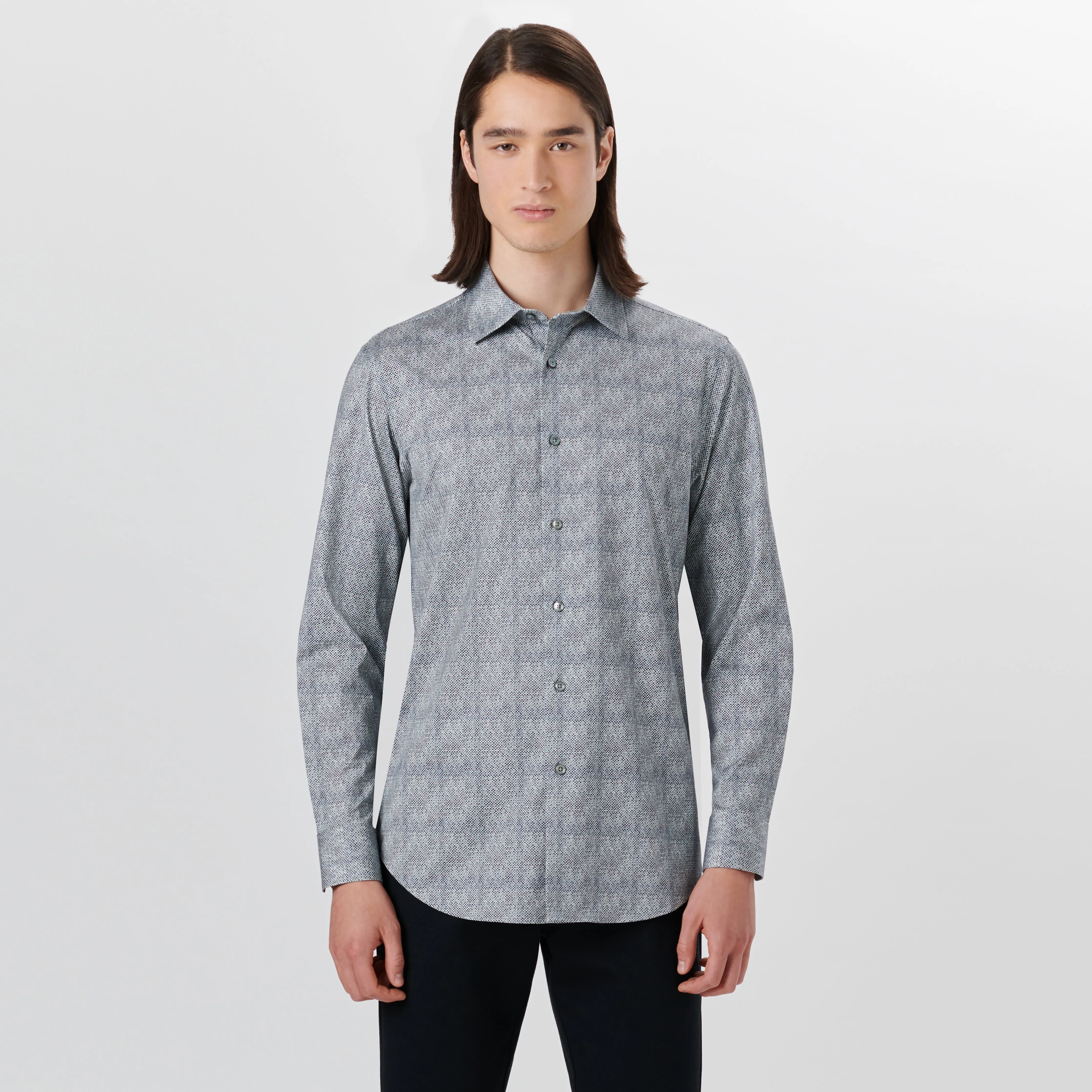 JAMES Pin Check OoohCotton Shirt