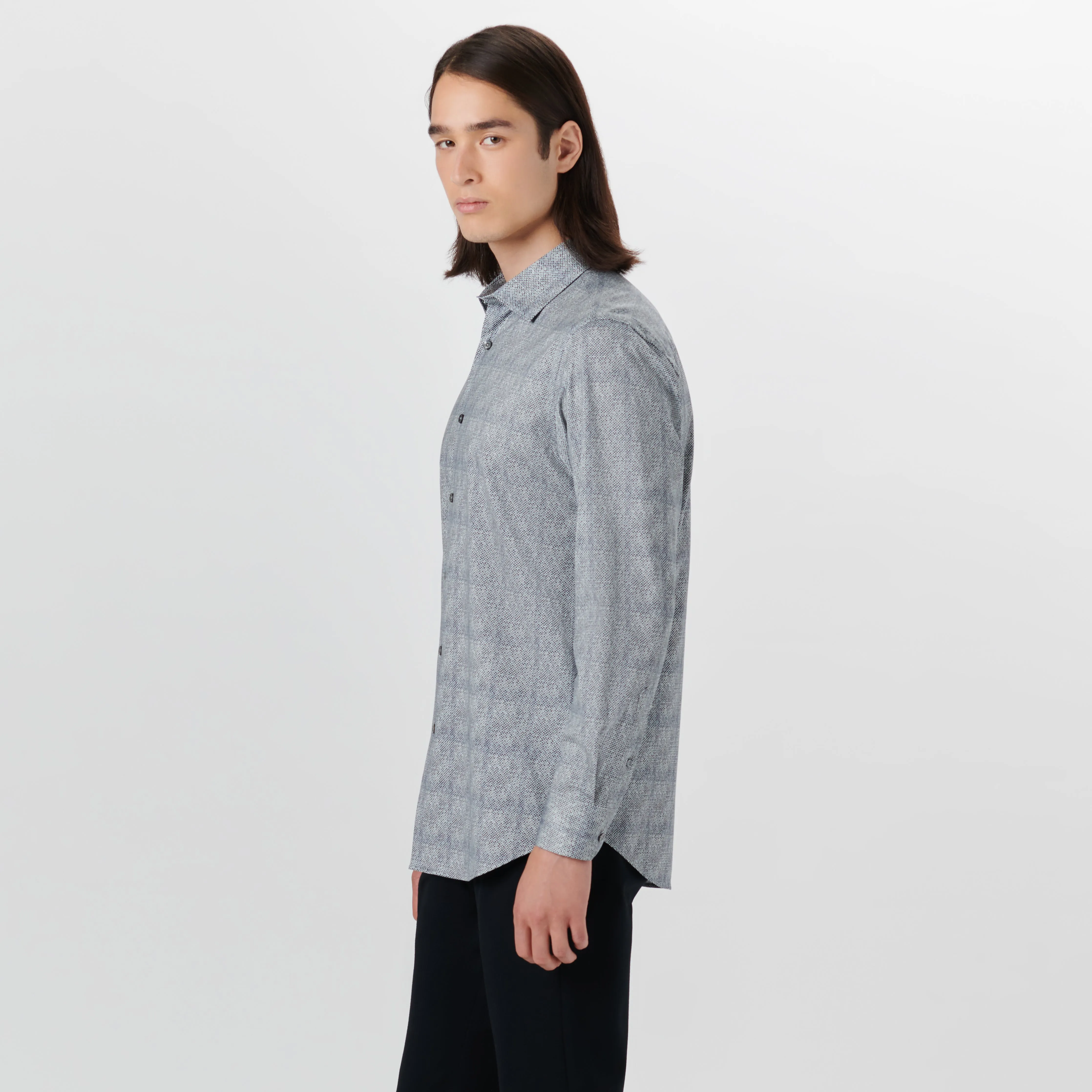 JAMES Pin Check OoohCotton Shirt