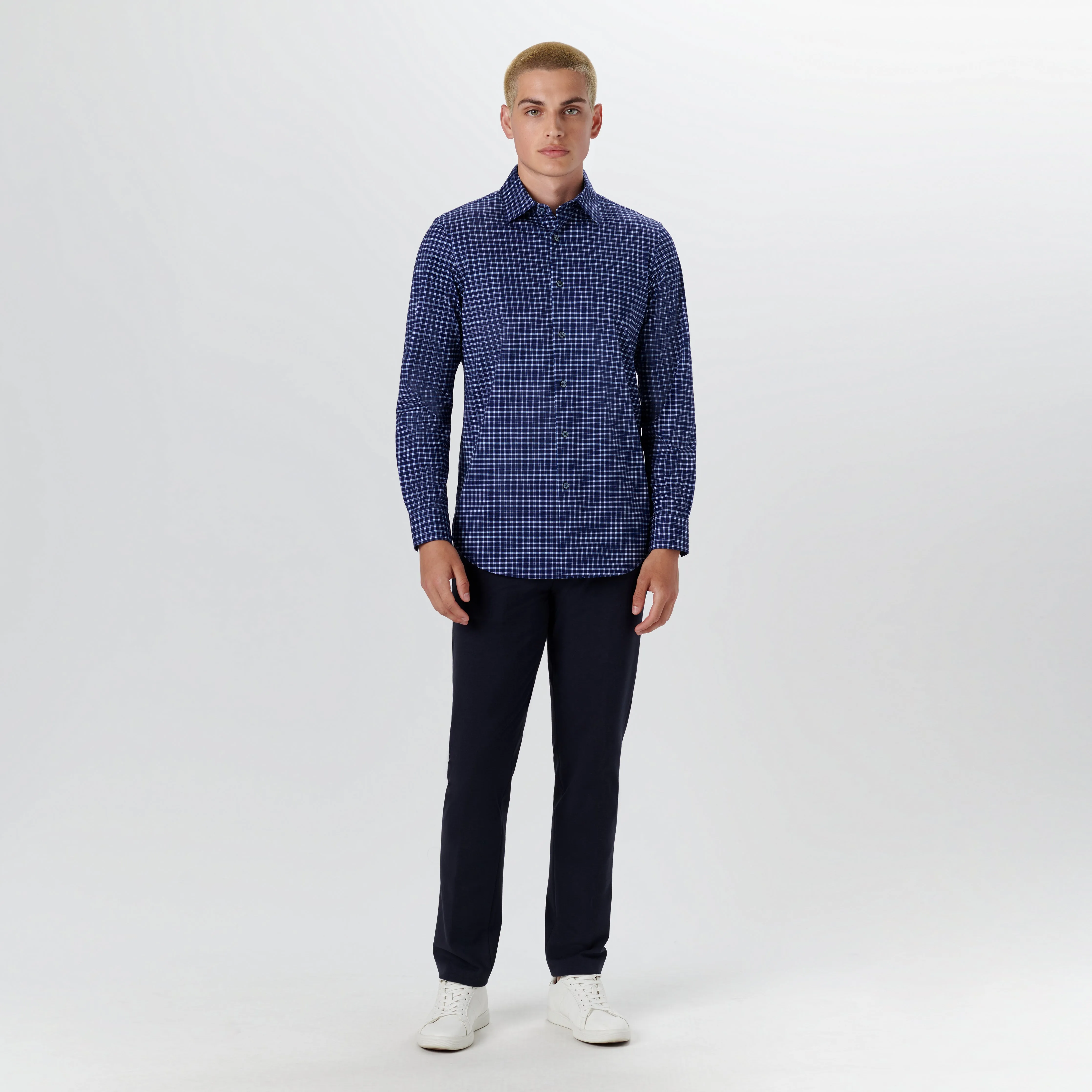 JAMES Plaid Check OoohCotton Twill Shirt