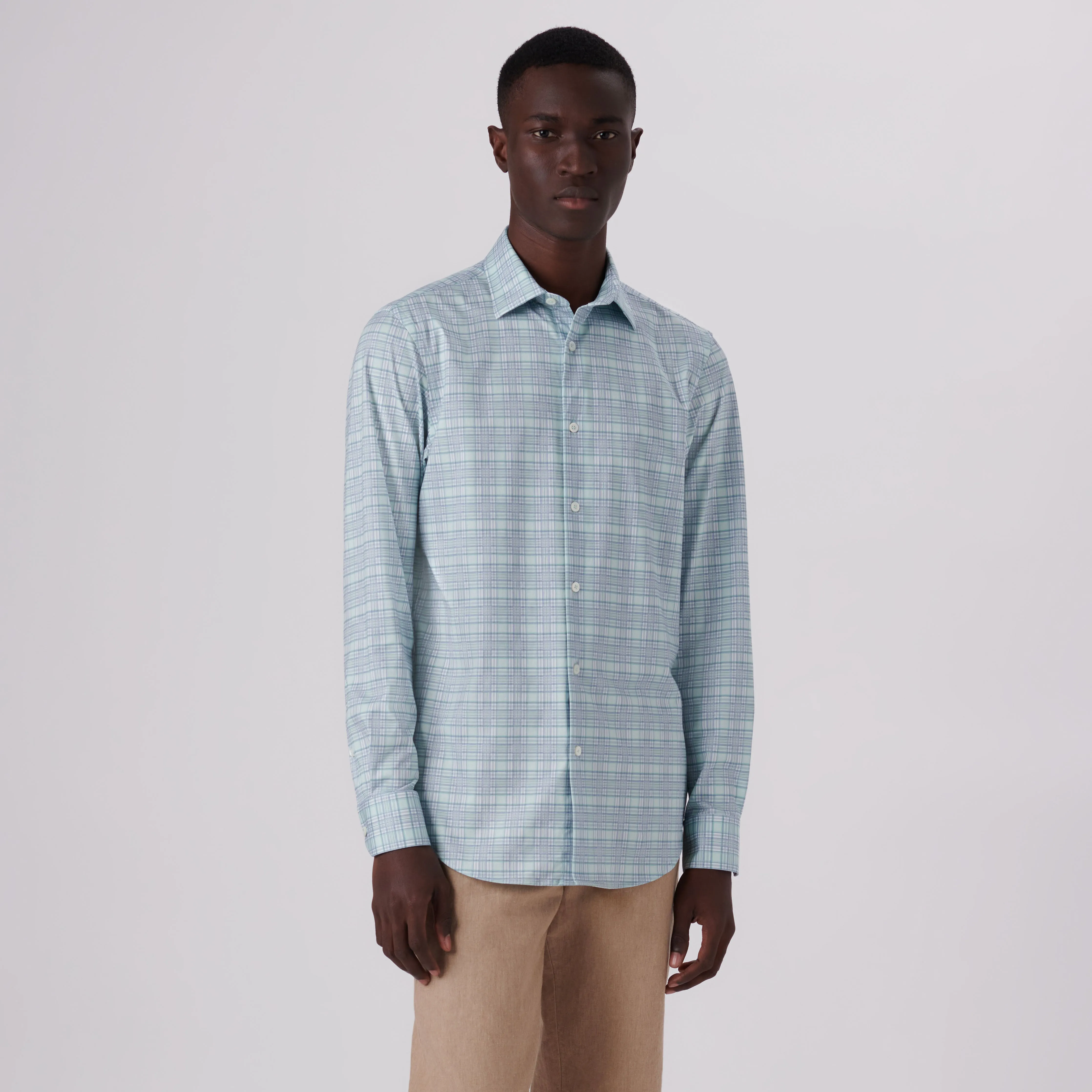 James Plaid Check Print OoohCotton Shirt