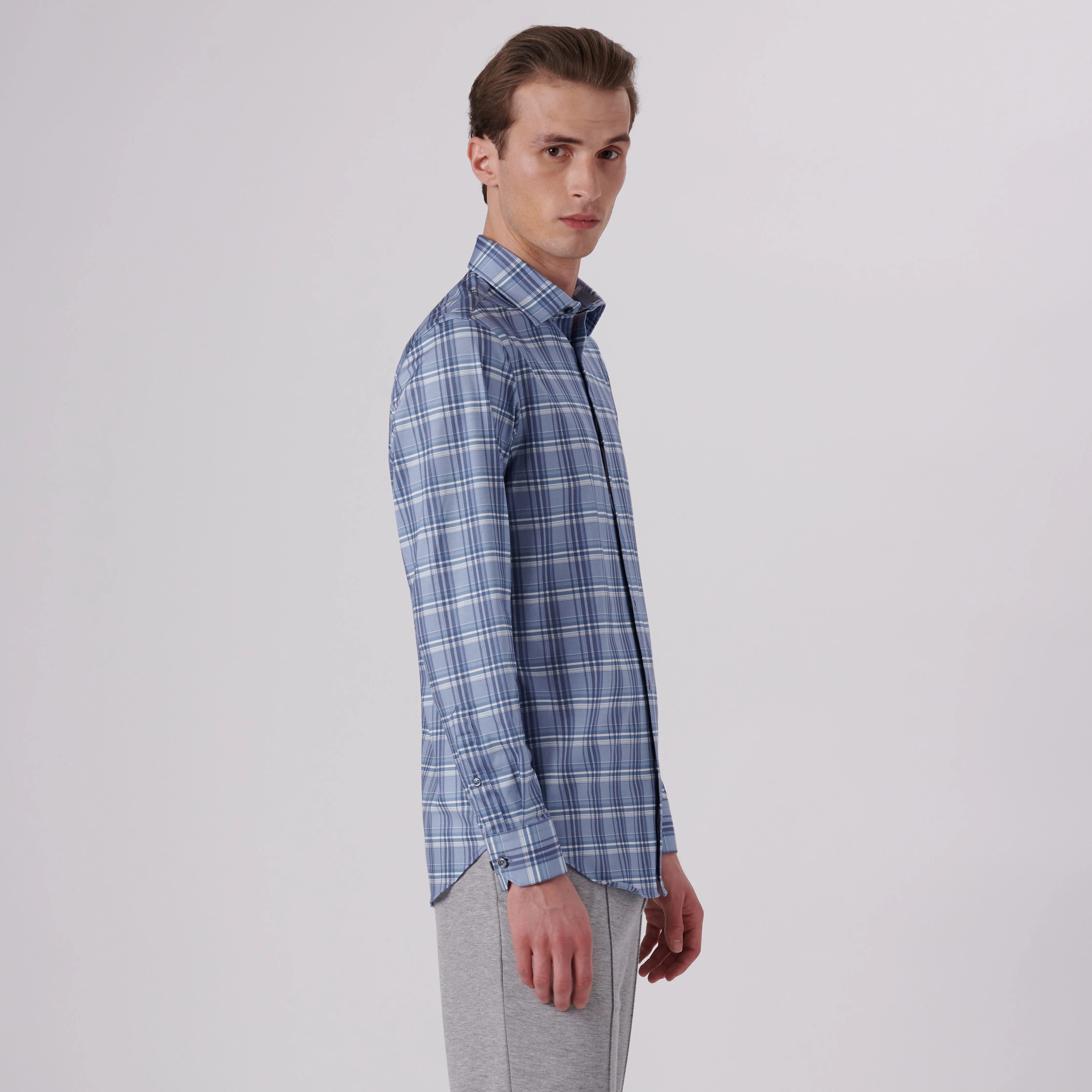 James Plaid Check Print OoohCotton Shirt
