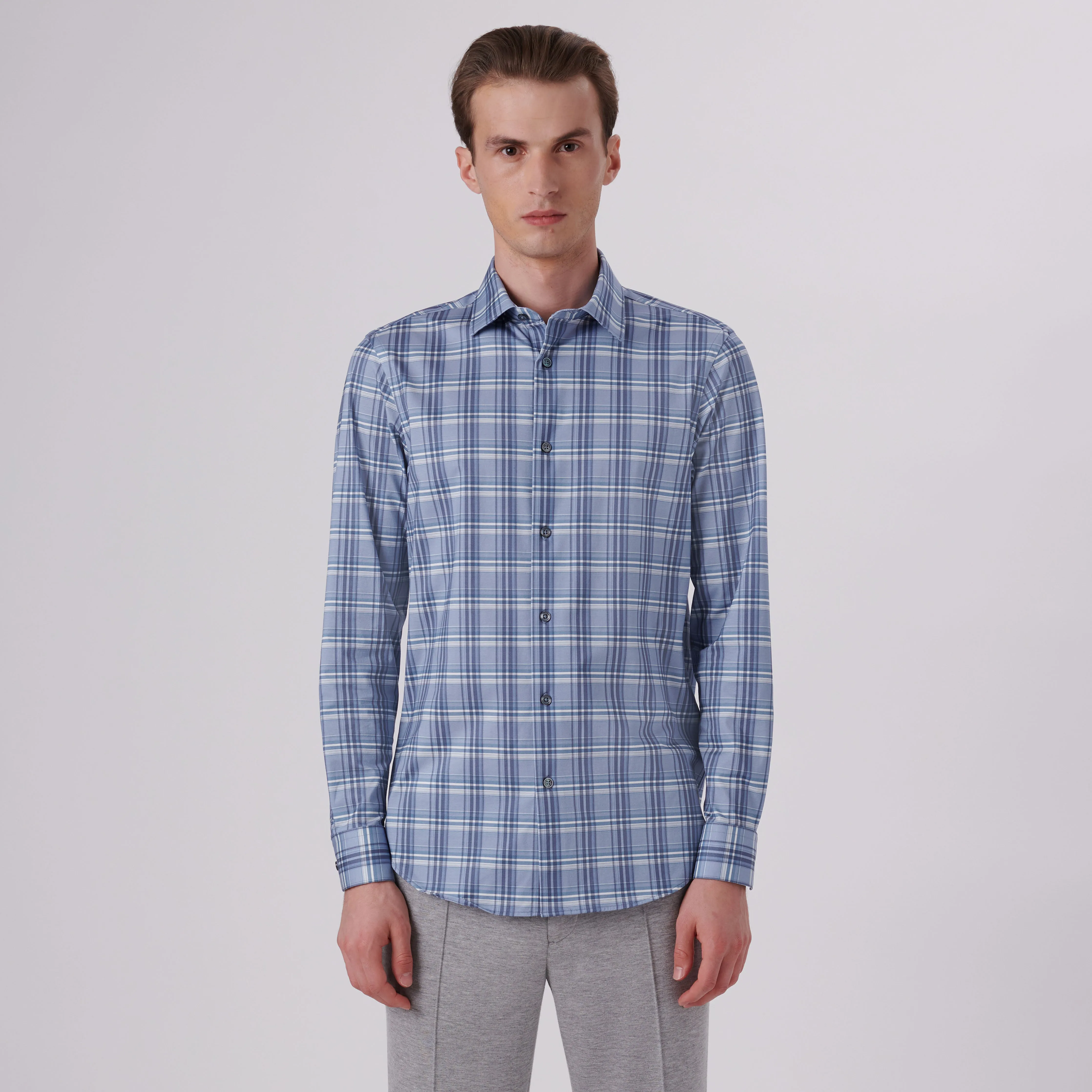 James Plaid Check Print OoohCotton Shirt