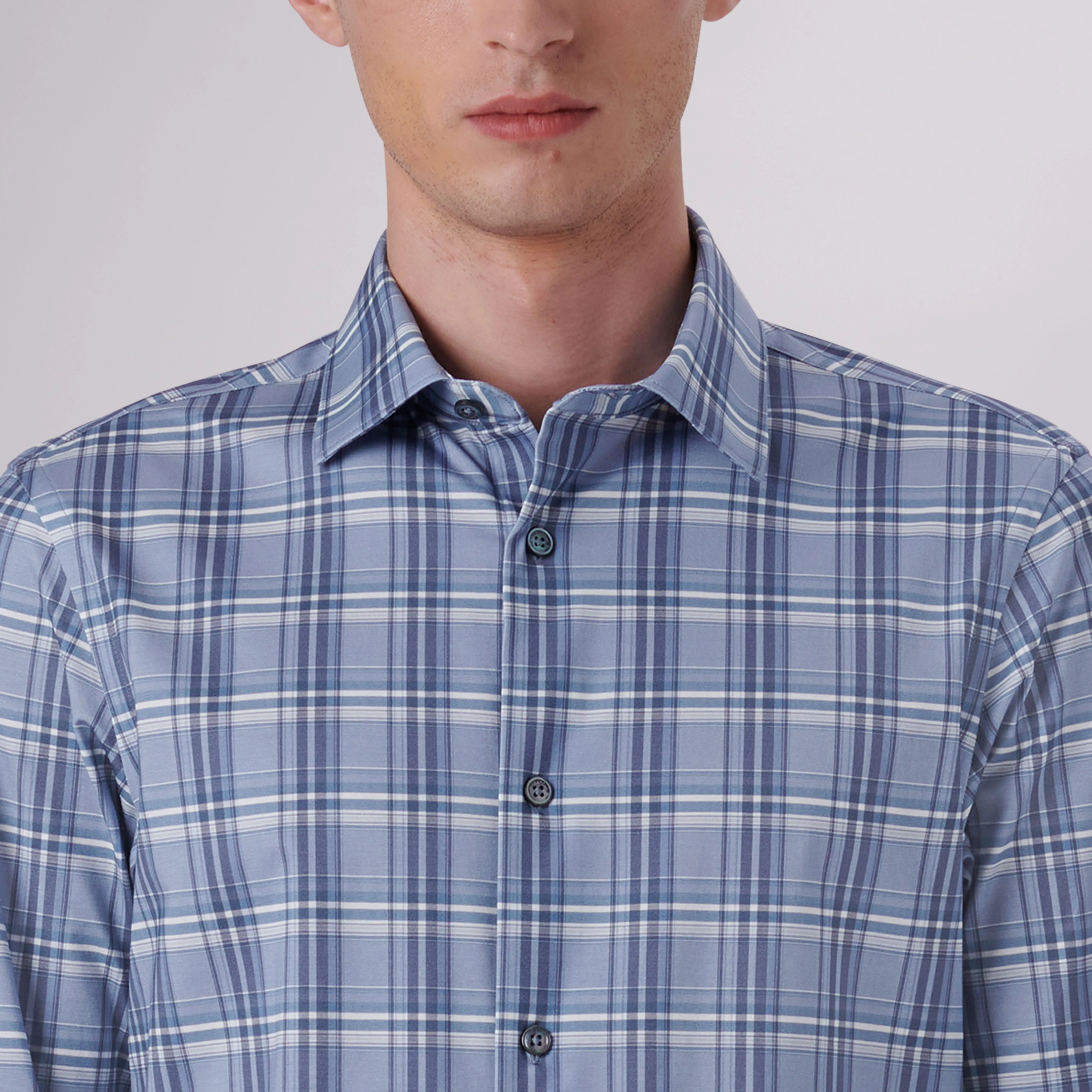 James Plaid Check Print OoohCotton Shirt