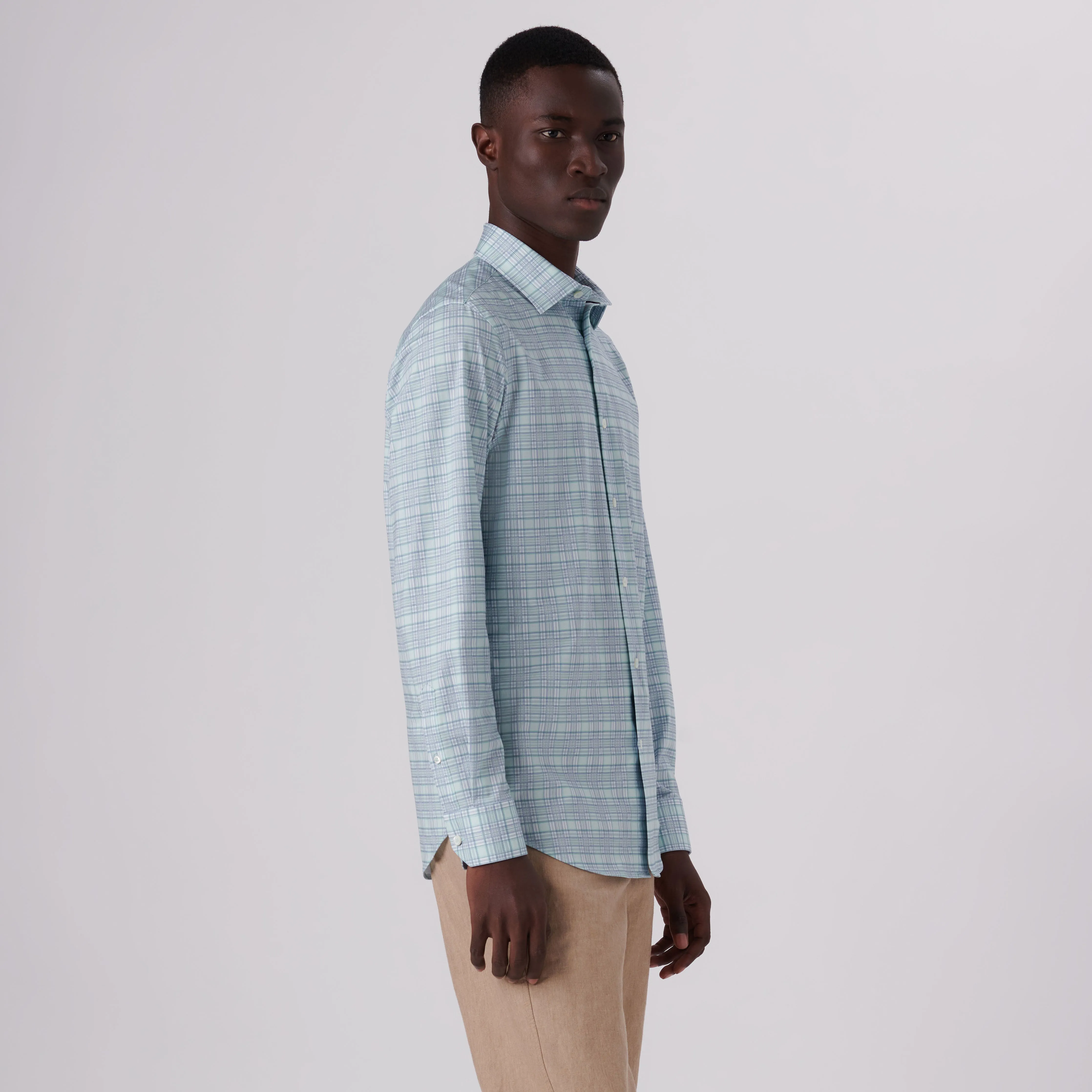 James Plaid Check Print OoohCotton Shirt