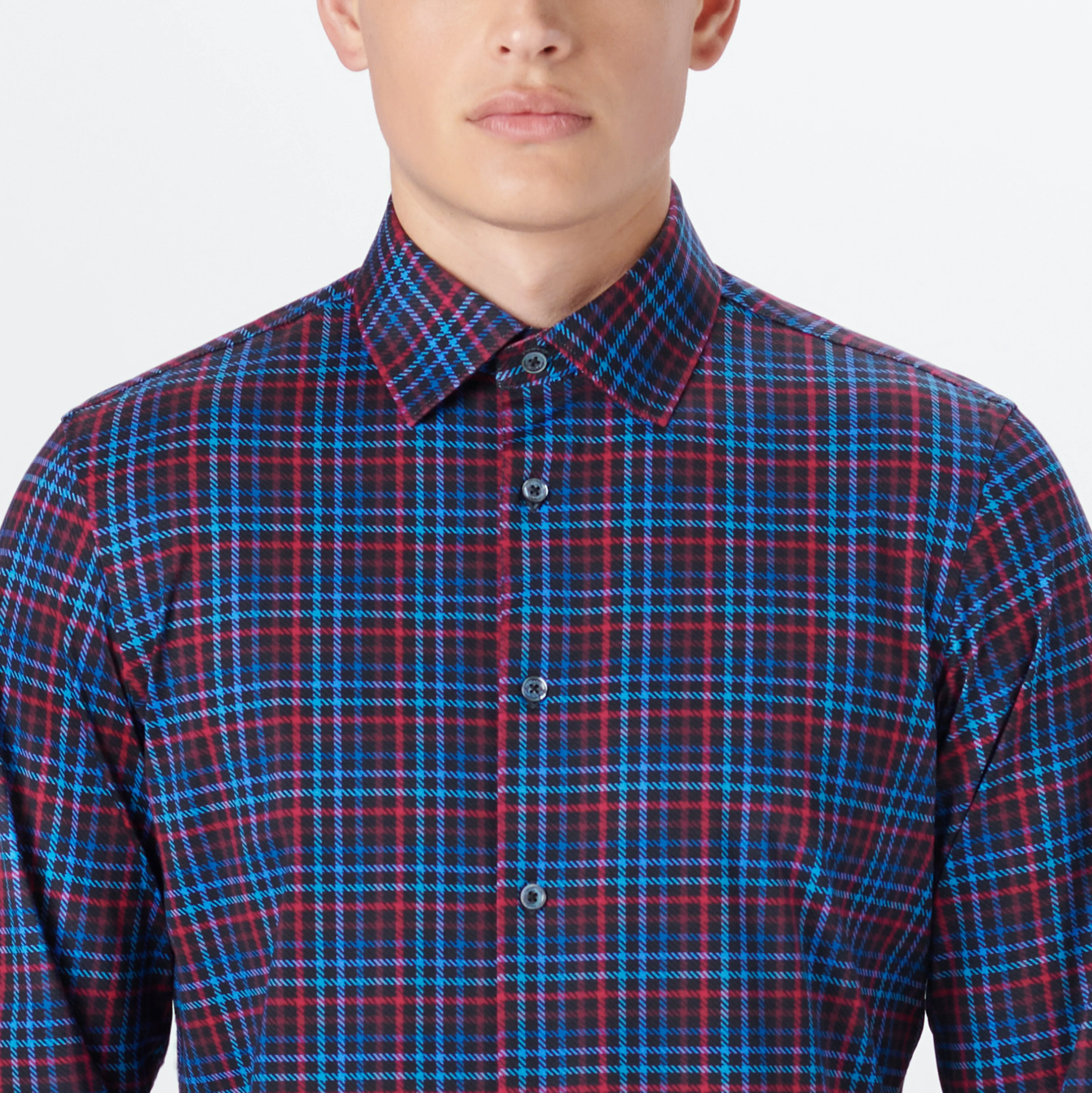 JAMES Shepherd Check OoohCotton Shirt