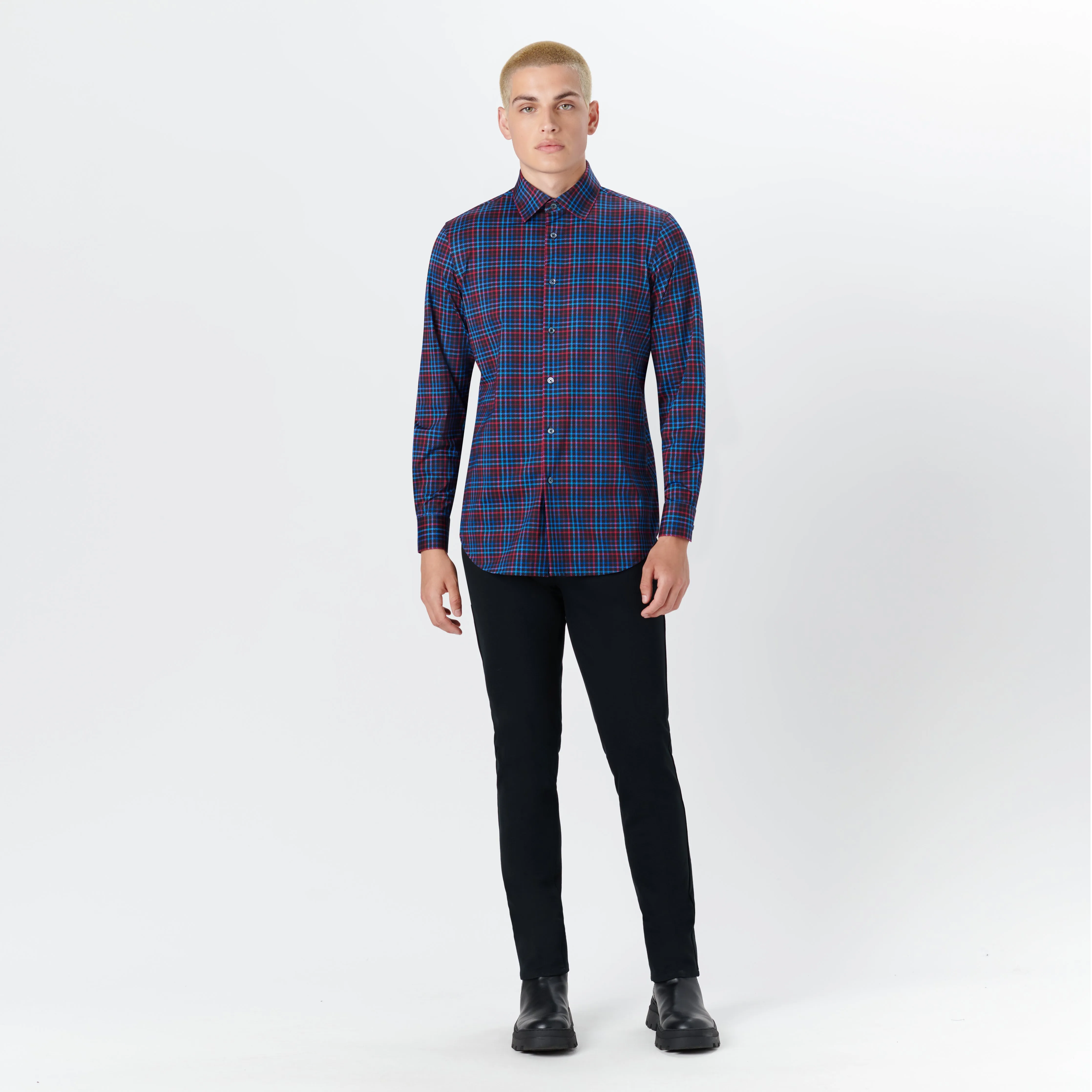 JAMES Shepherd Check OoohCotton Shirt