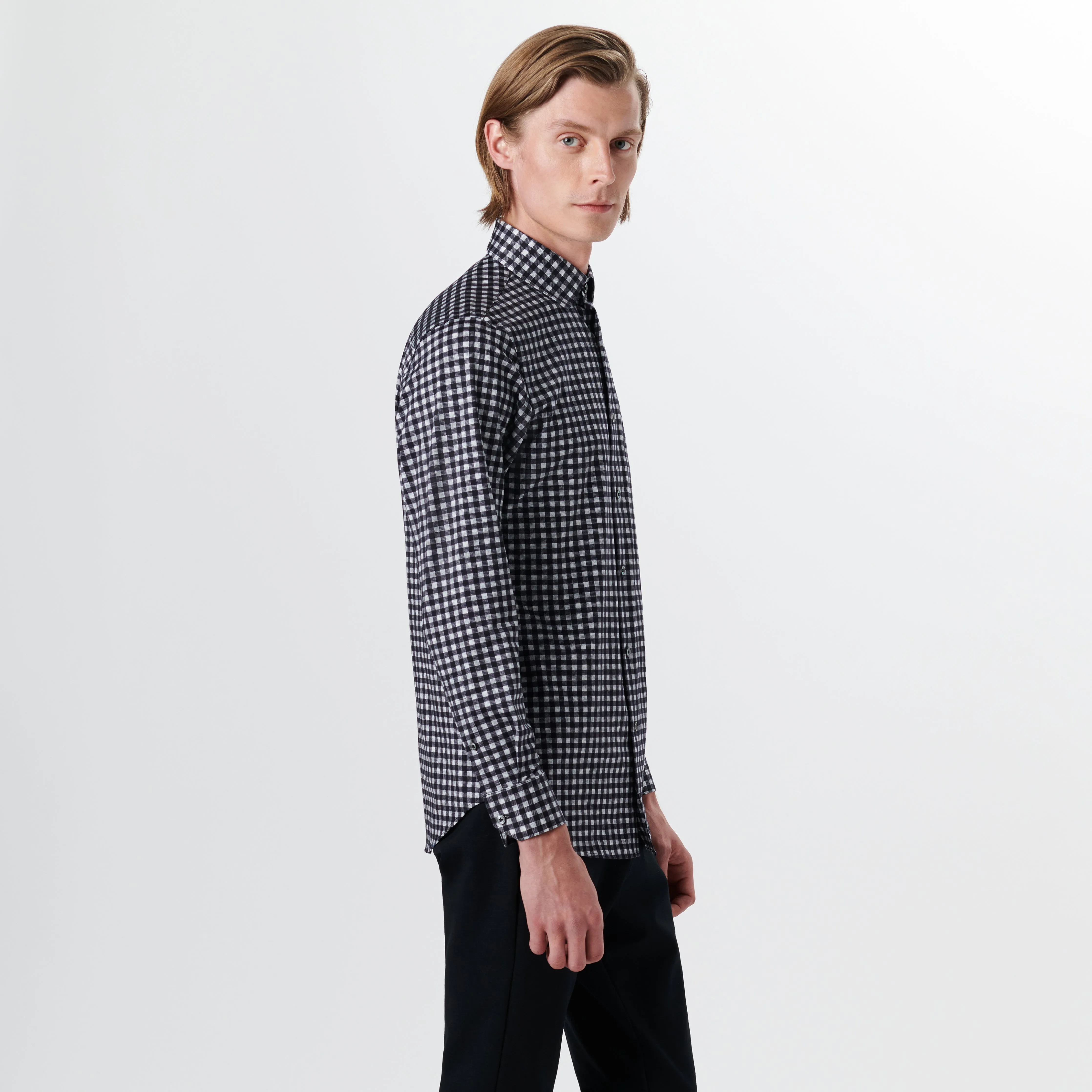 JAMES Shepherd Check OoohCotton Shirt