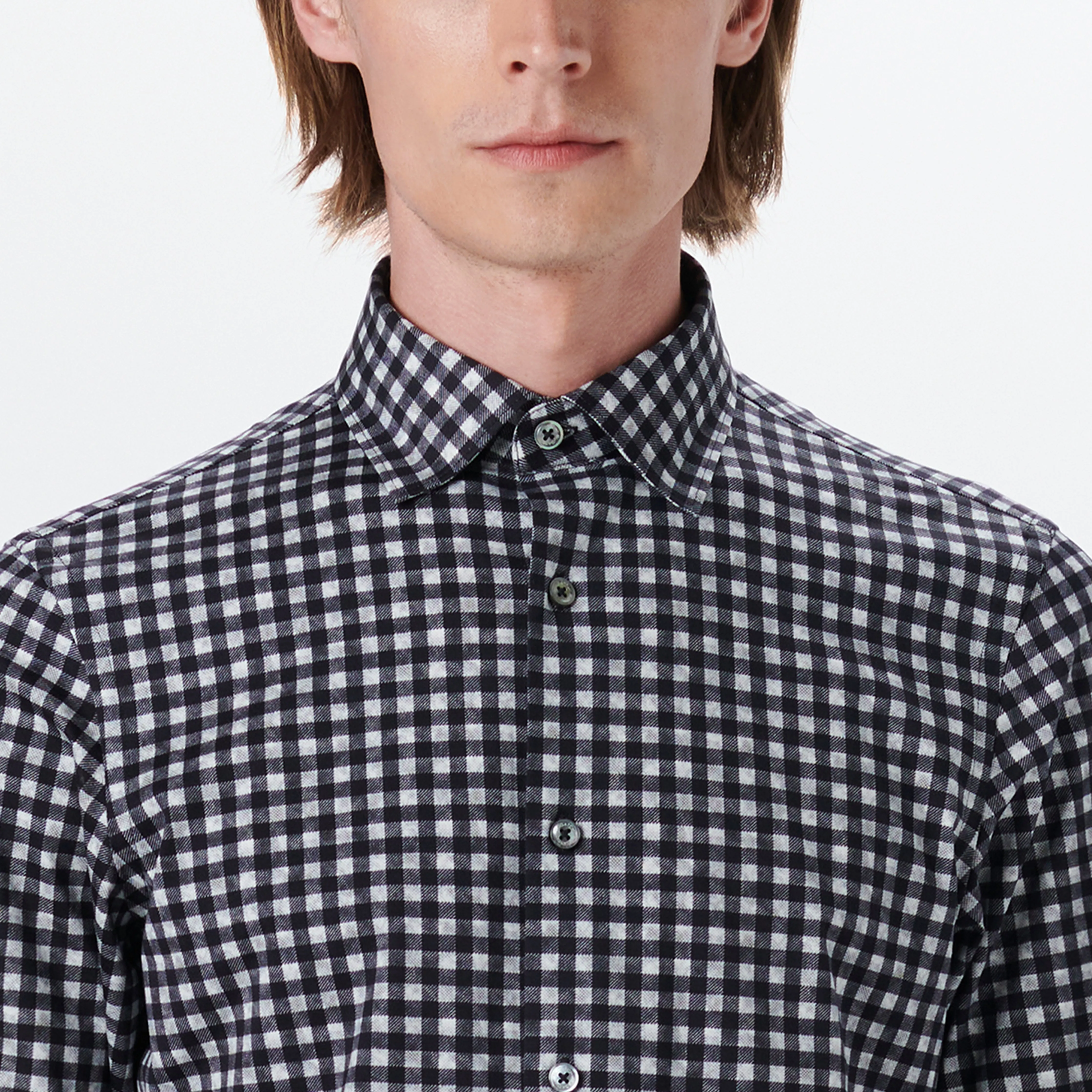JAMES Shepherd Check OoohCotton Shirt