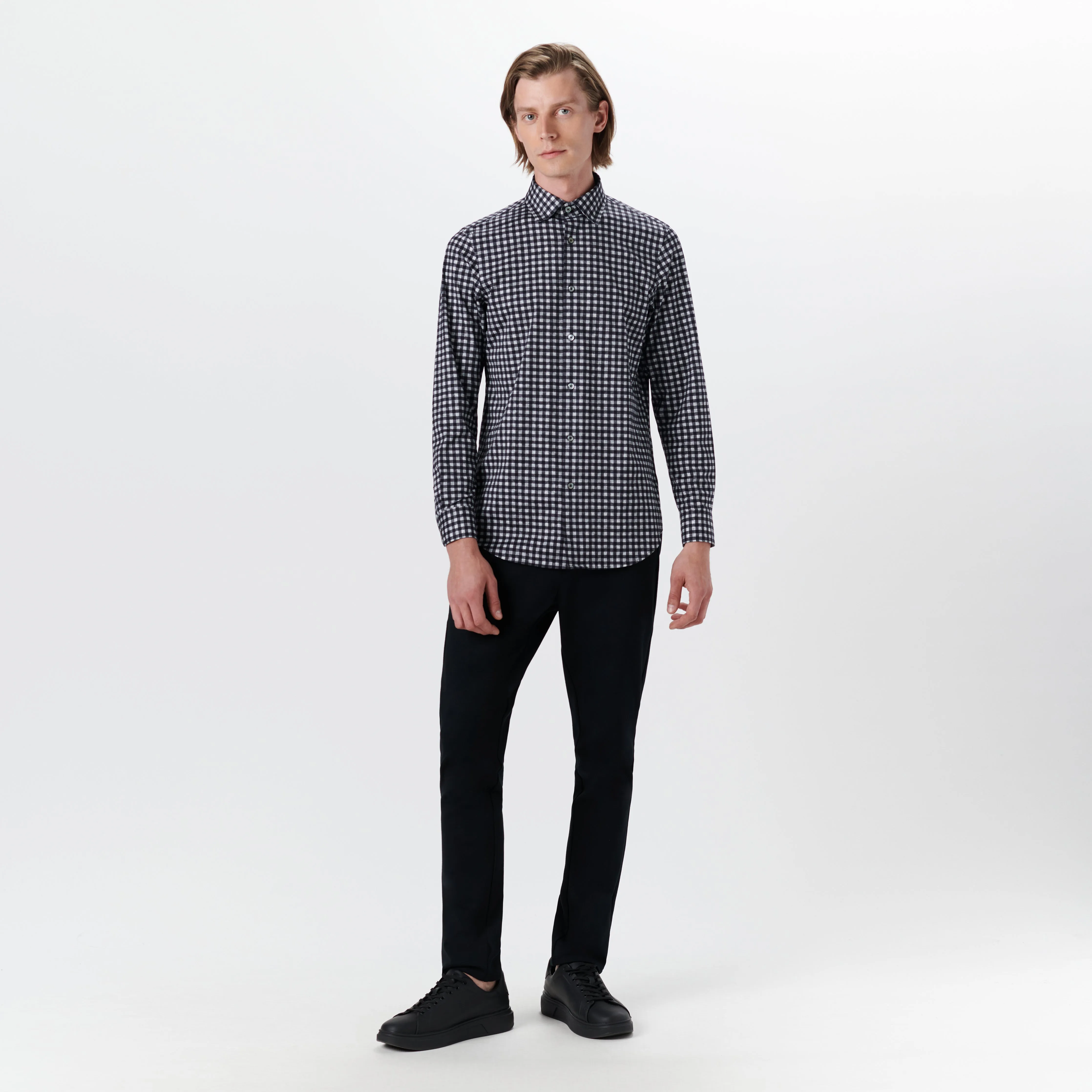 JAMES Shepherd Check OoohCotton Shirt