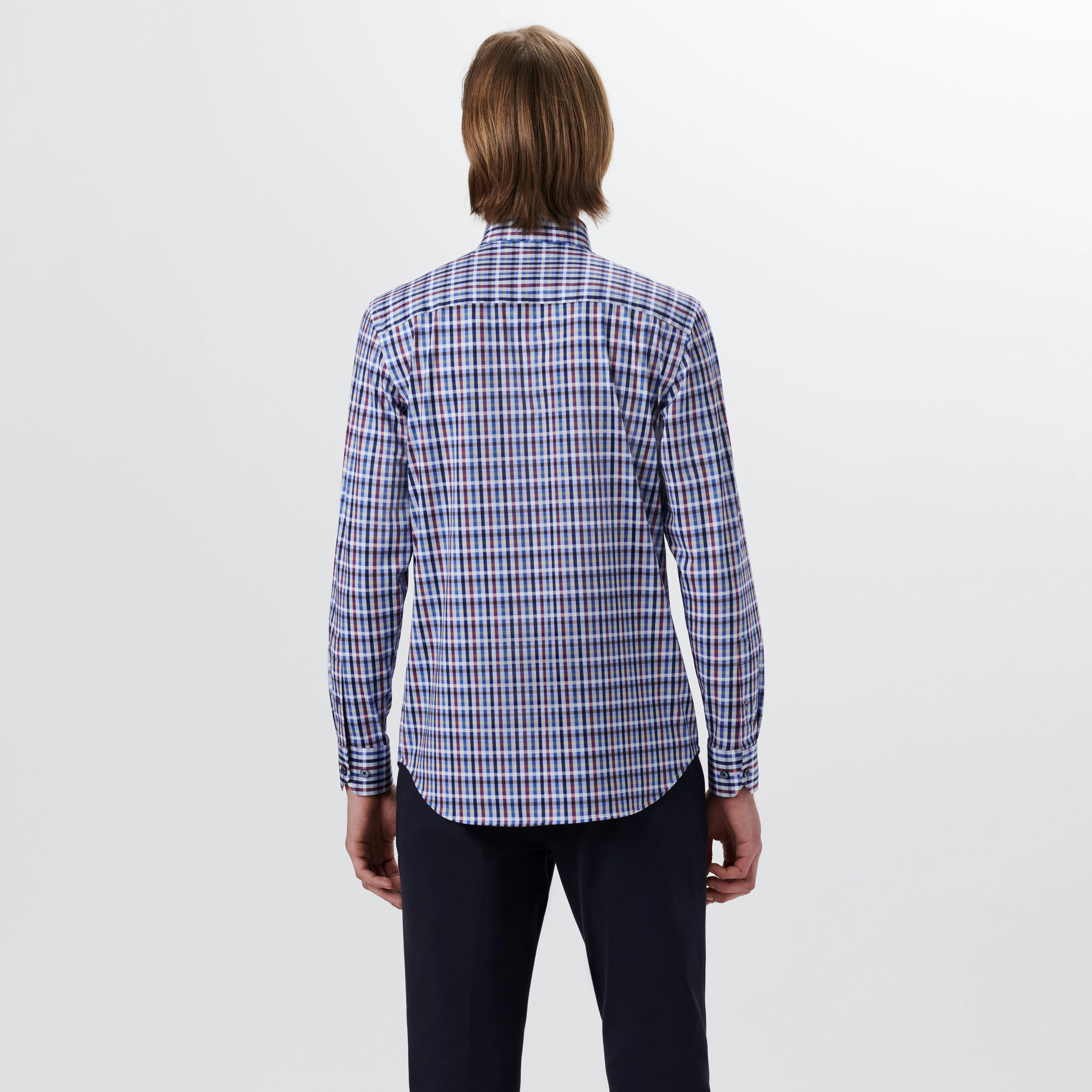JAMES Tattersall Check OoohCotton Shirt