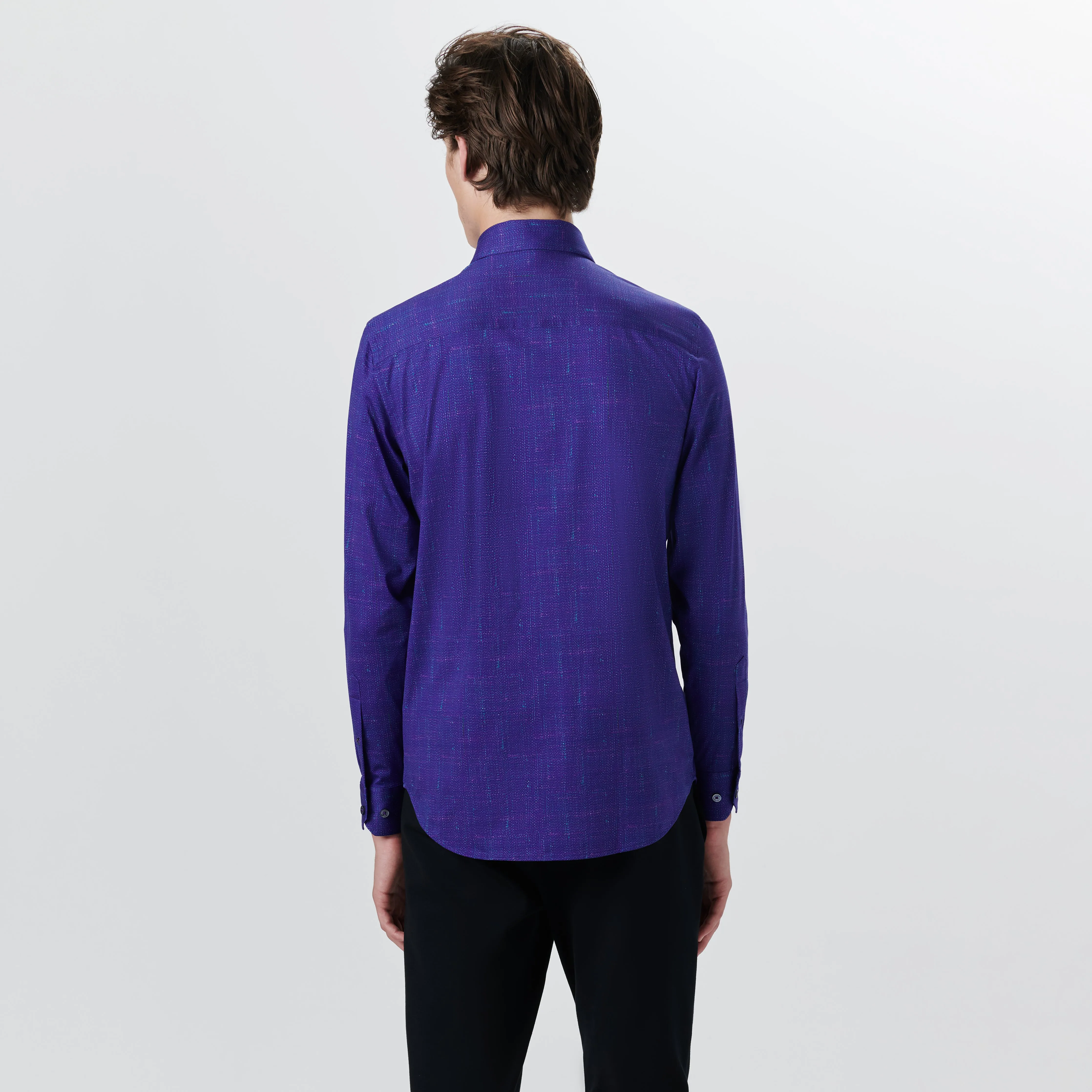 JAMES Textured Print OoohCotton Shirt