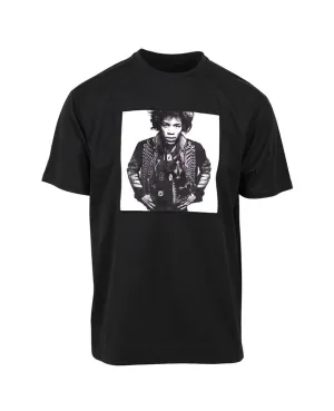 Jimi Hendrix Gered Mankowitz B&W T-Shirt Black