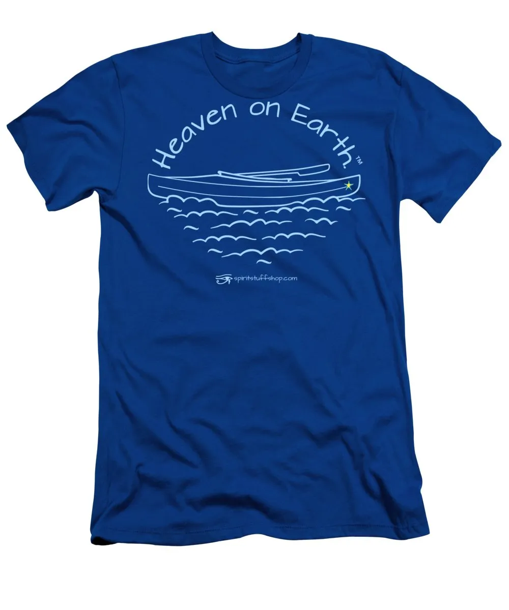 Kayak Heaven On Earth - Men's T-Shirt (Athletic Fit)