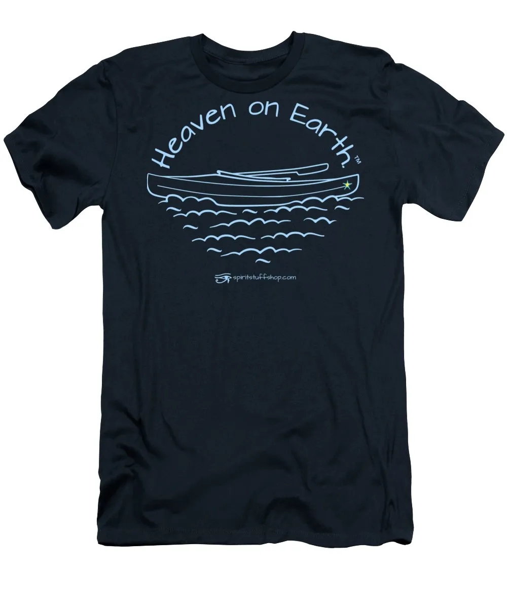 Kayak Heaven On Earth - Men's T-Shirt (Athletic Fit)