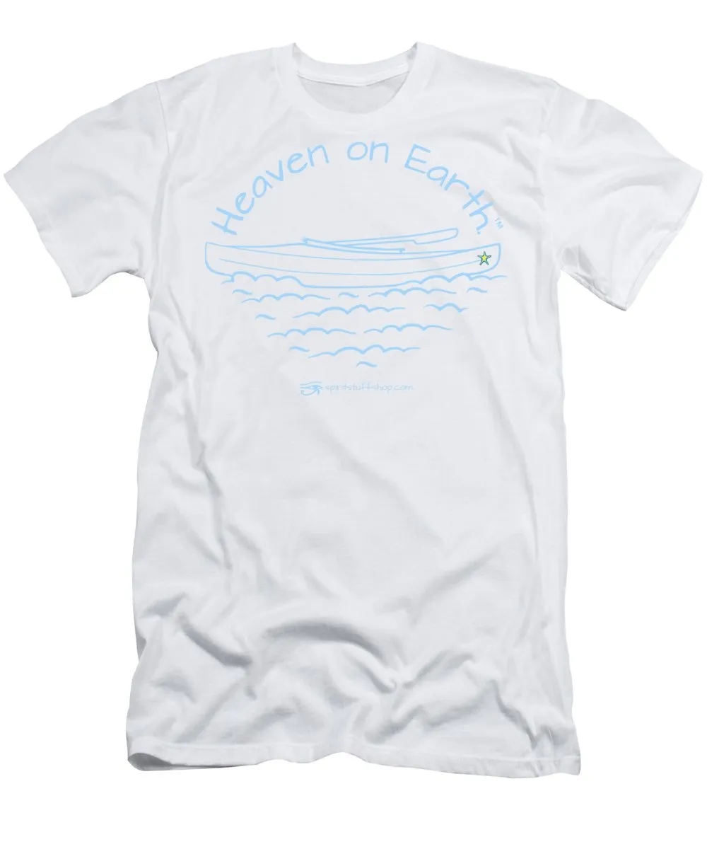 Kayak Heaven On Earth - Men's T-Shirt (Athletic Fit)