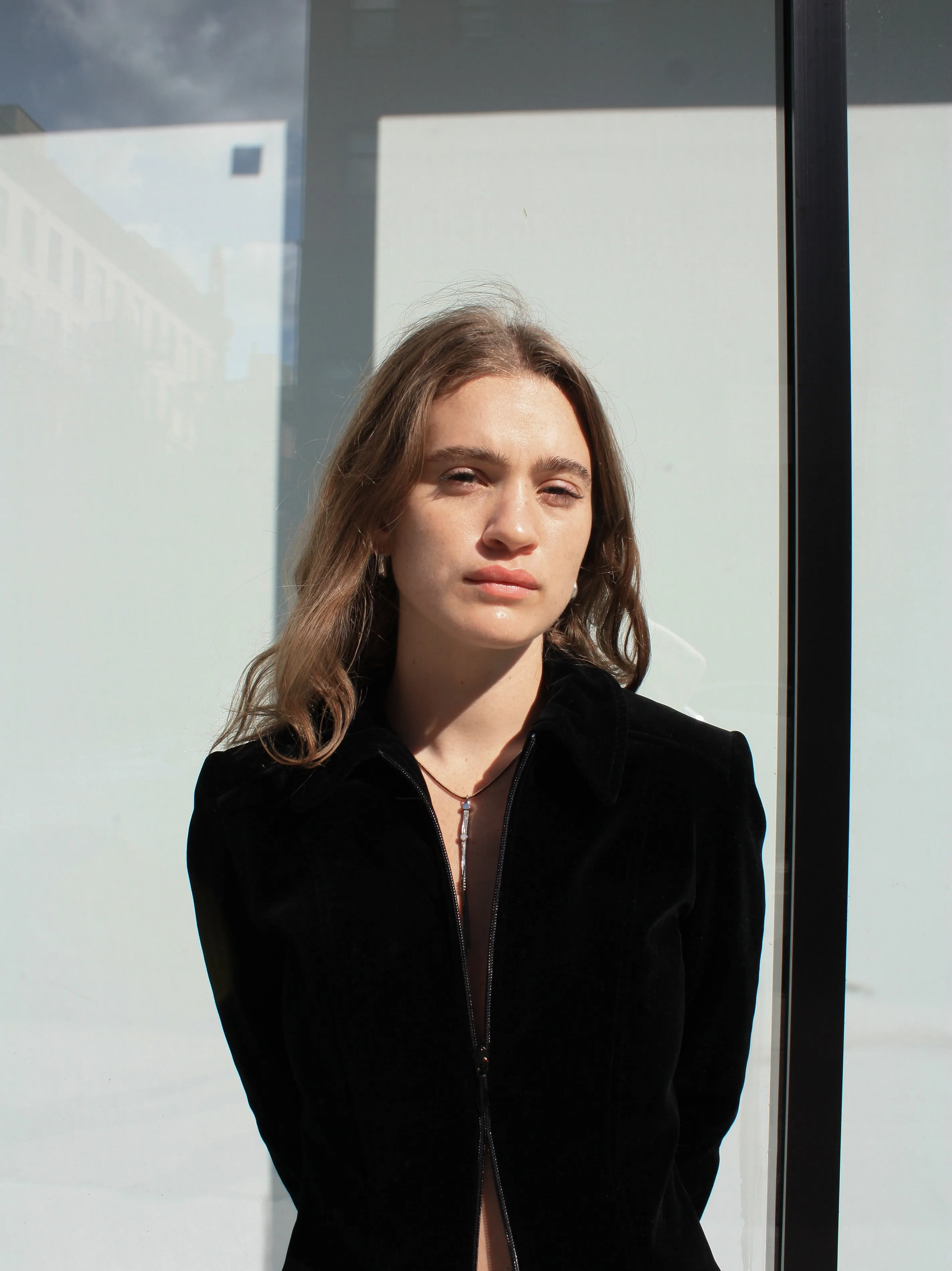 Kenzo Zippered Velvet Jacket