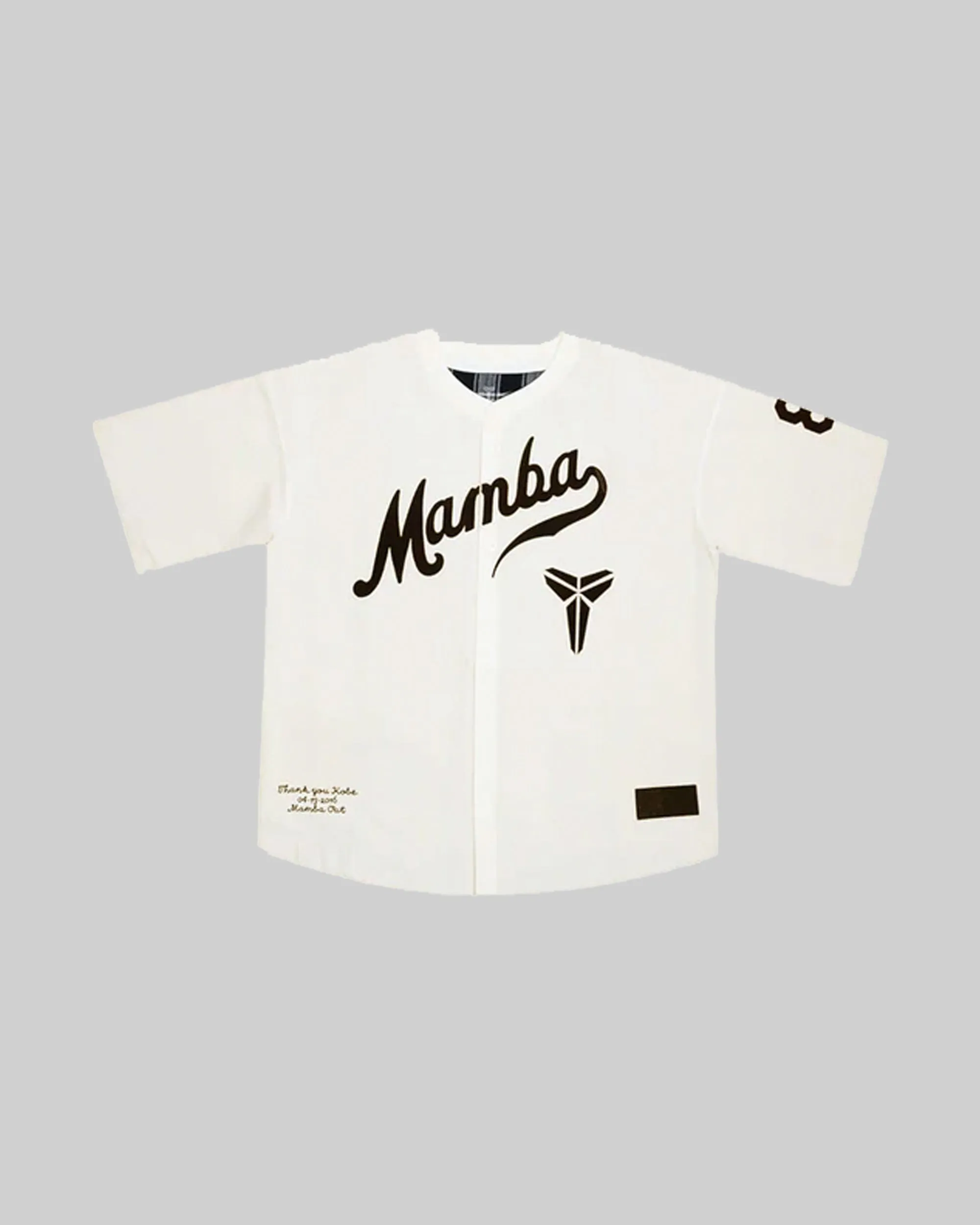 KOBE BASEBALL JERSEY "SAIL/BLACK"