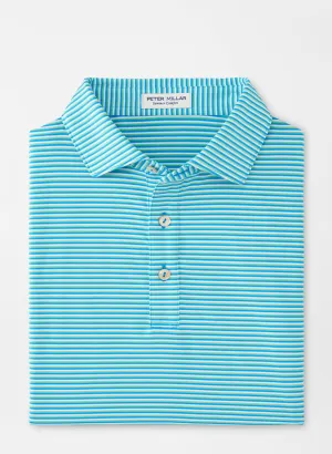 Linden Performance Jersey Polo (Riverbed)
