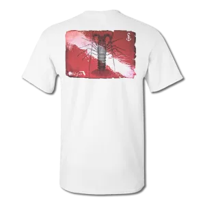 Lobster Dive Flag - Cotton/Poly Fishing T-Shirt