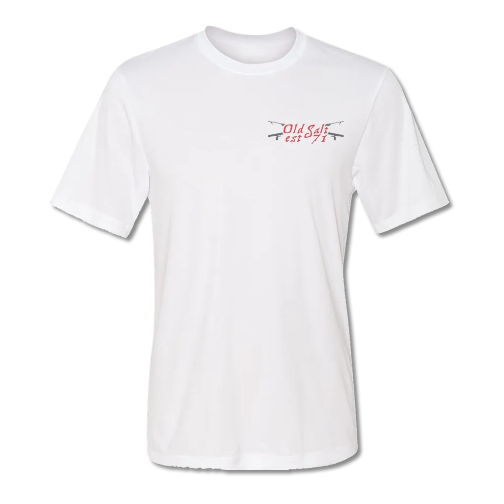 Lobster Dive Flag - Cotton/Poly Fishing T-Shirt