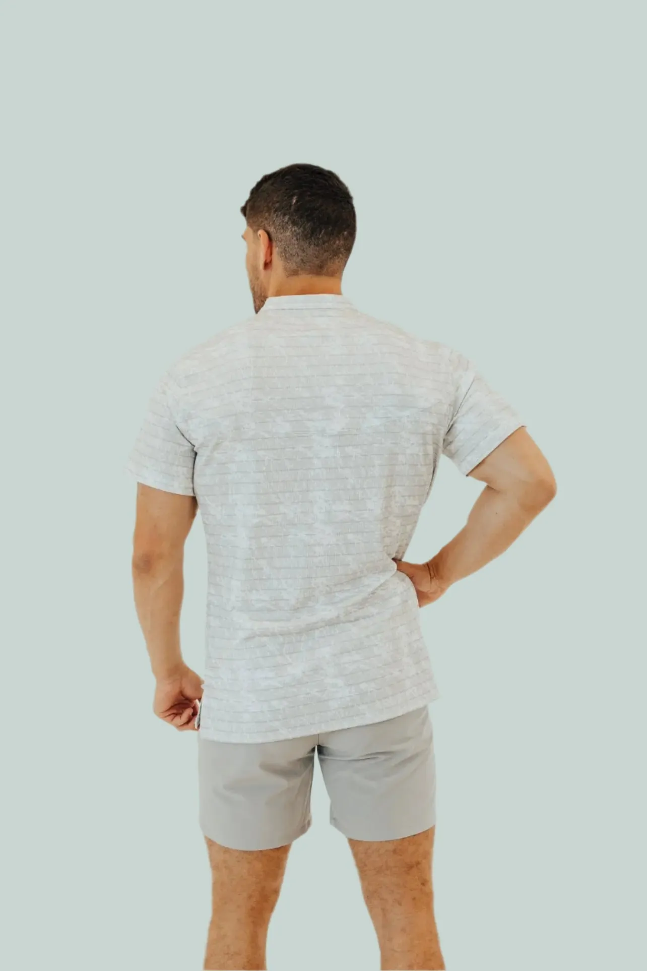 Men’s Ace Short Sleeve Golf Shirt - Snowstorm