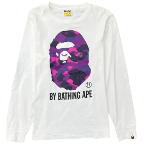 Men's Camo Logo T-Shirt White Size M