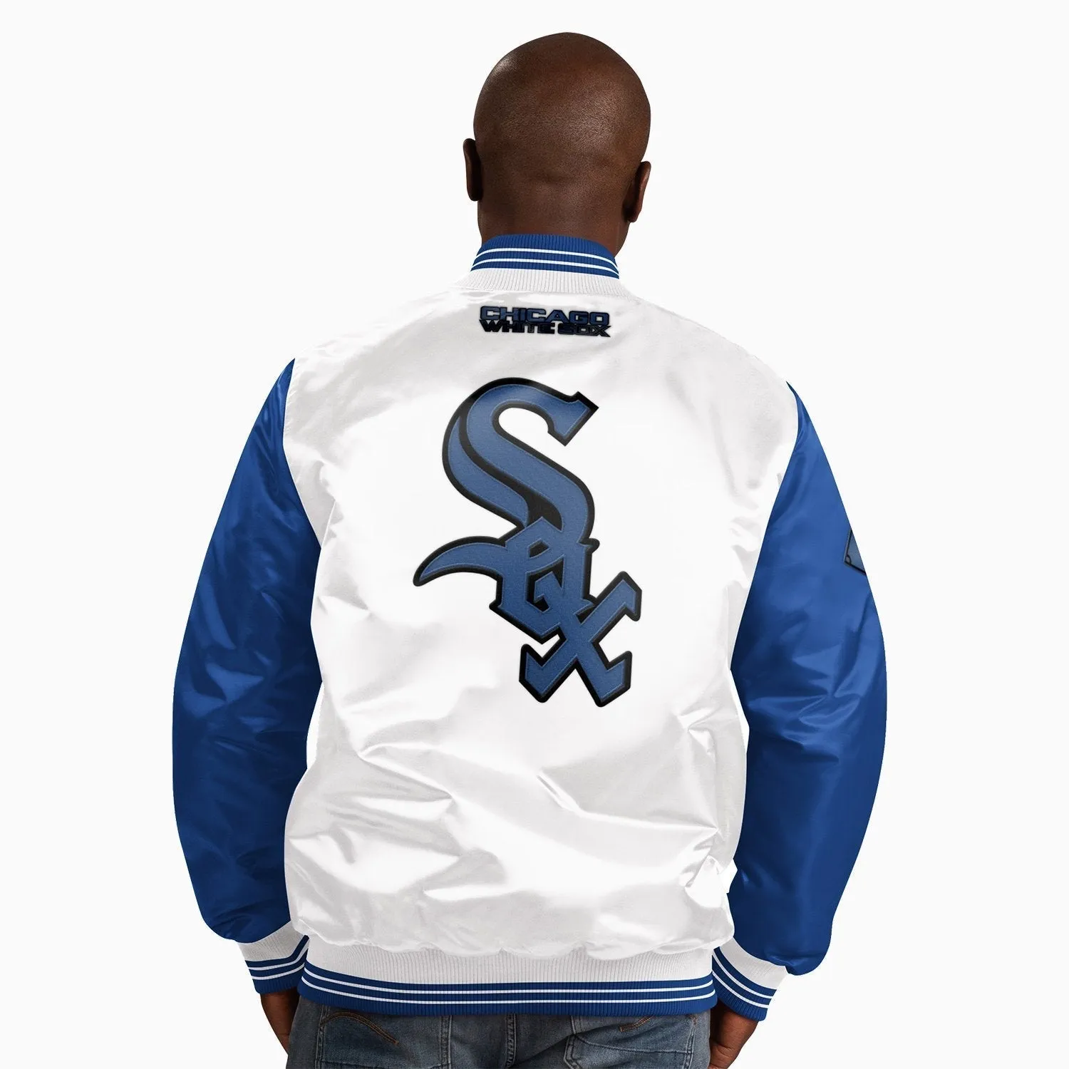Men's Chicago White Sox MLB Varsity Satin Jacket