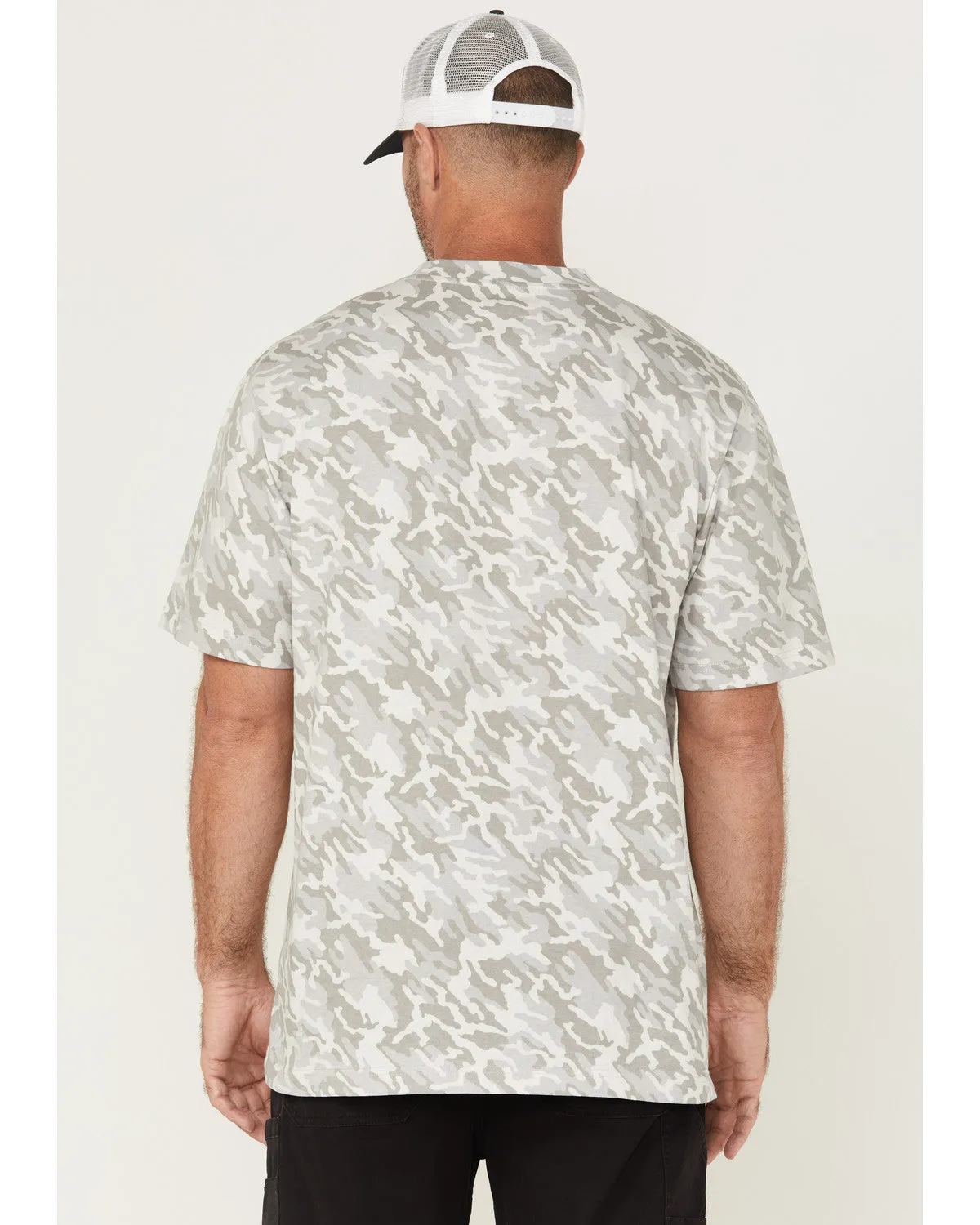 Men's Forge Camo Print Short Sleeve Work Shirt