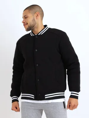 Men's Padded Baseball Tracktop - Black