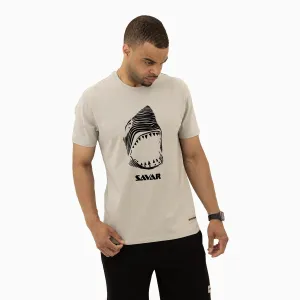 Men's Savar Shark Short Sleeve Logo T-Shirt