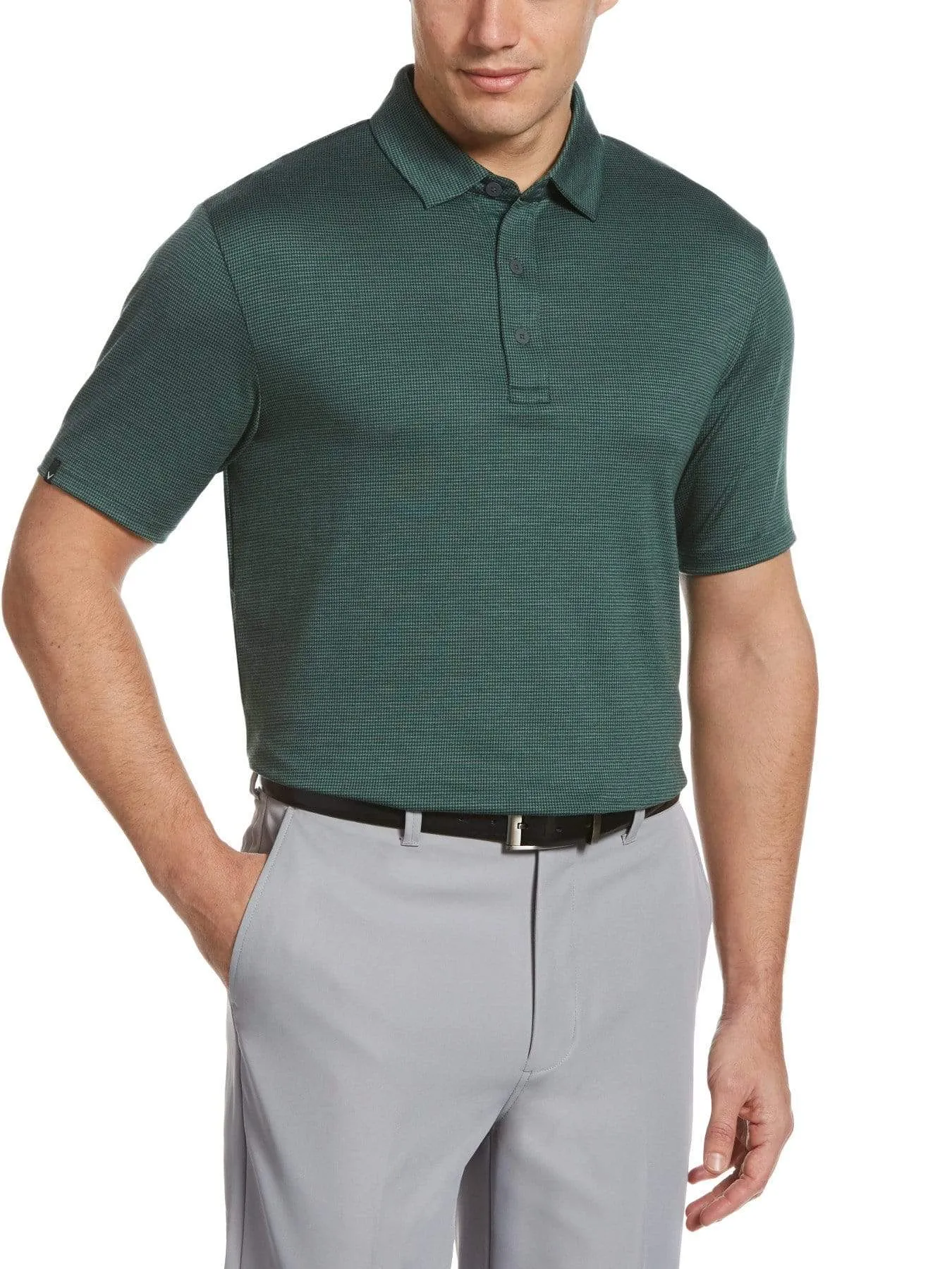 Mens Tour Authentic Wool Jacquard Polo