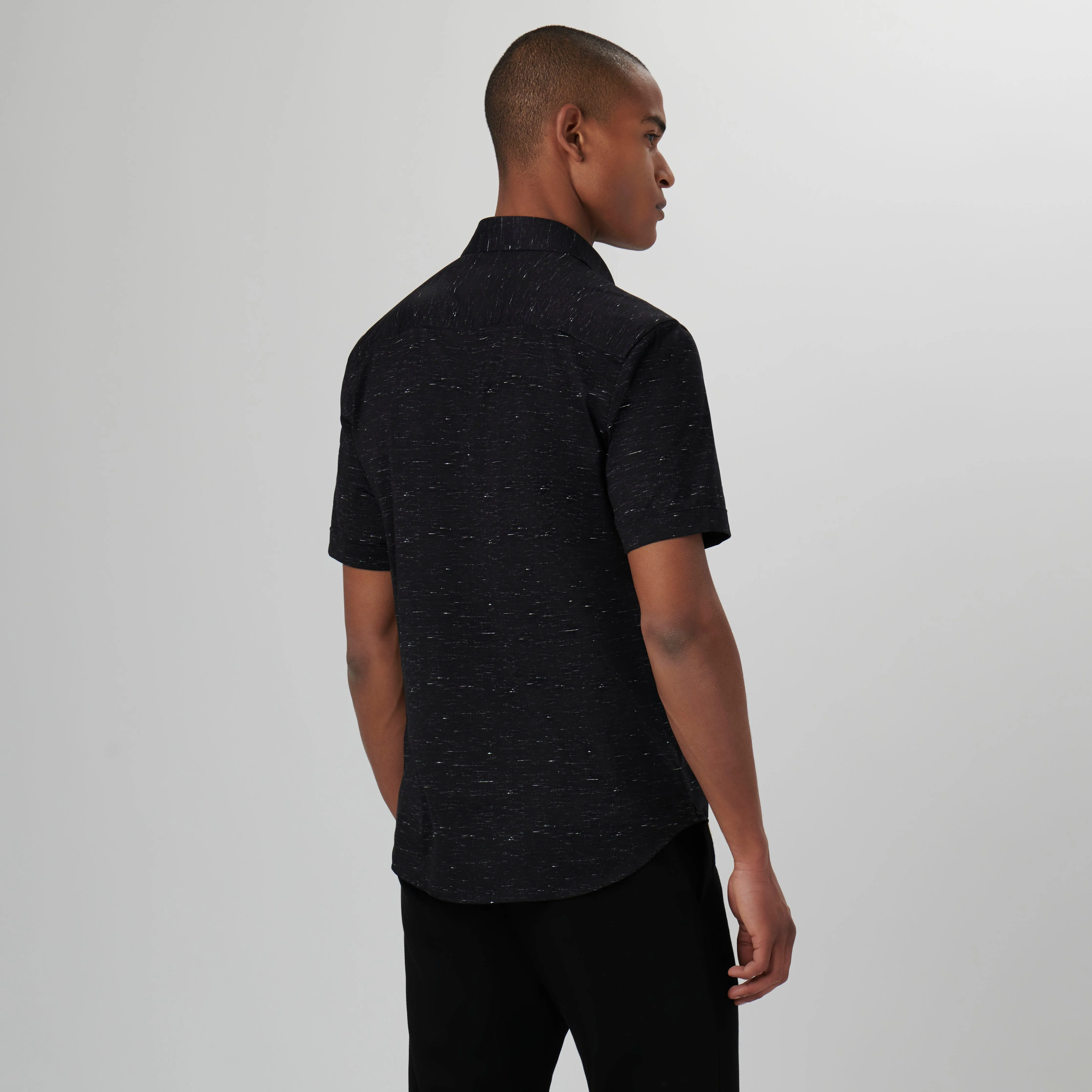 Miles Melange OoohCotton Short Sleeve Shirt