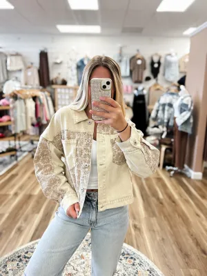 Miller Taupe Denim Jacket