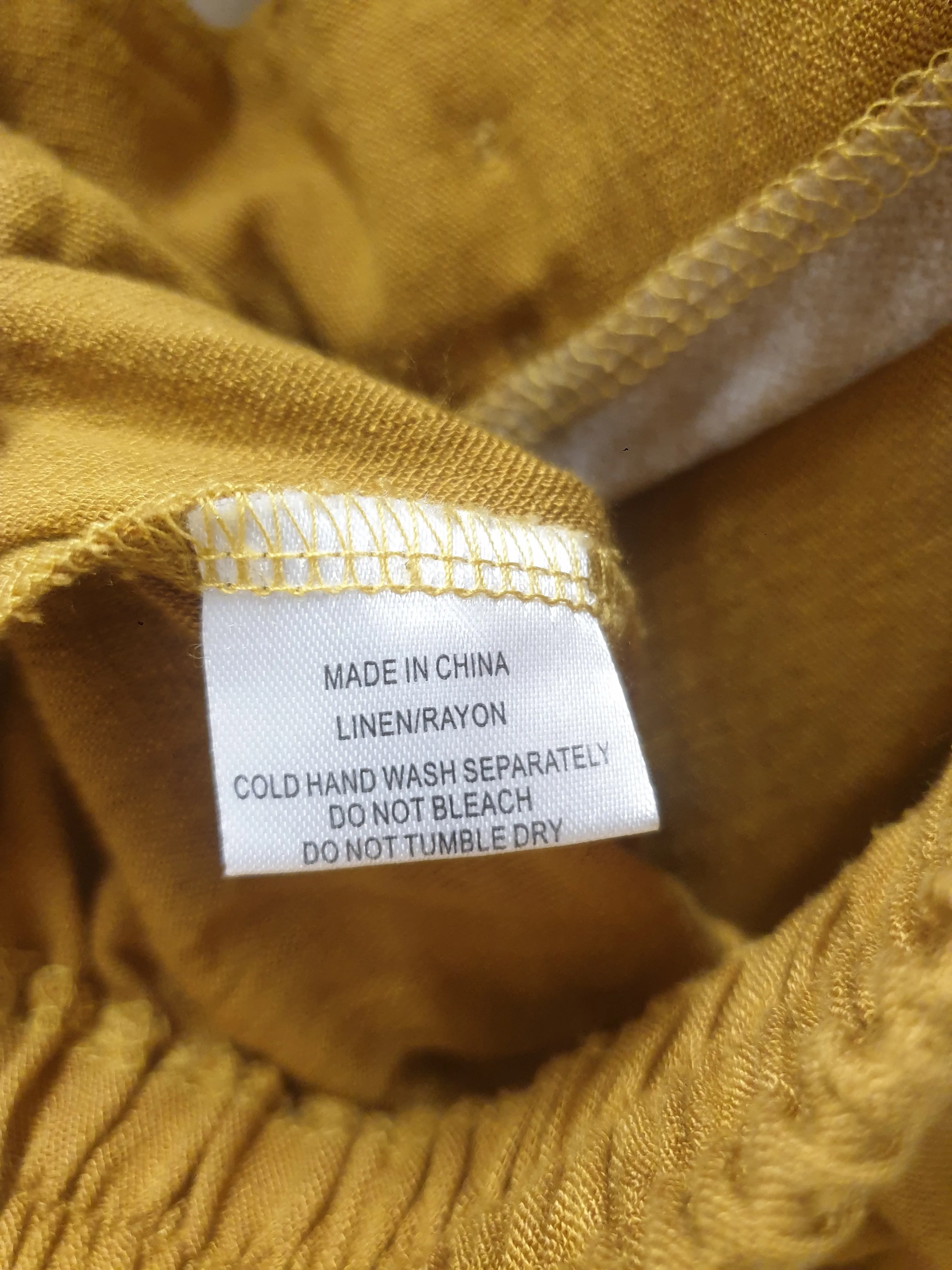 Missy O mustard wide leg culotte pants size 10