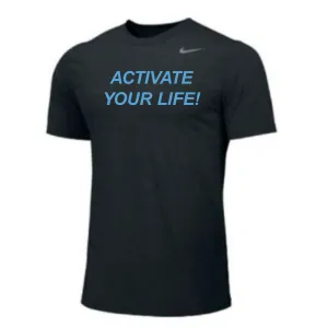 MOSSA Nike Men's Legend Short Sleeve T-Shirt (black) - Active Tagline Logo