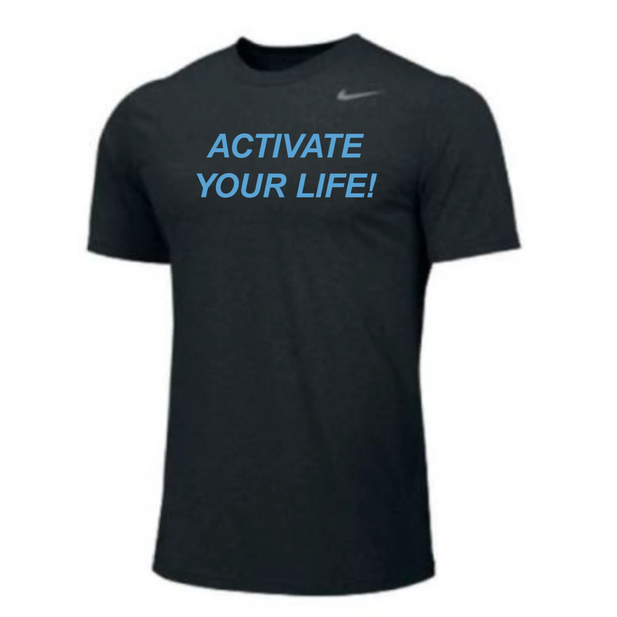 MOSSA Nike Men's Legend Short Sleeve T-Shirt (black) - Active Tagline Logo