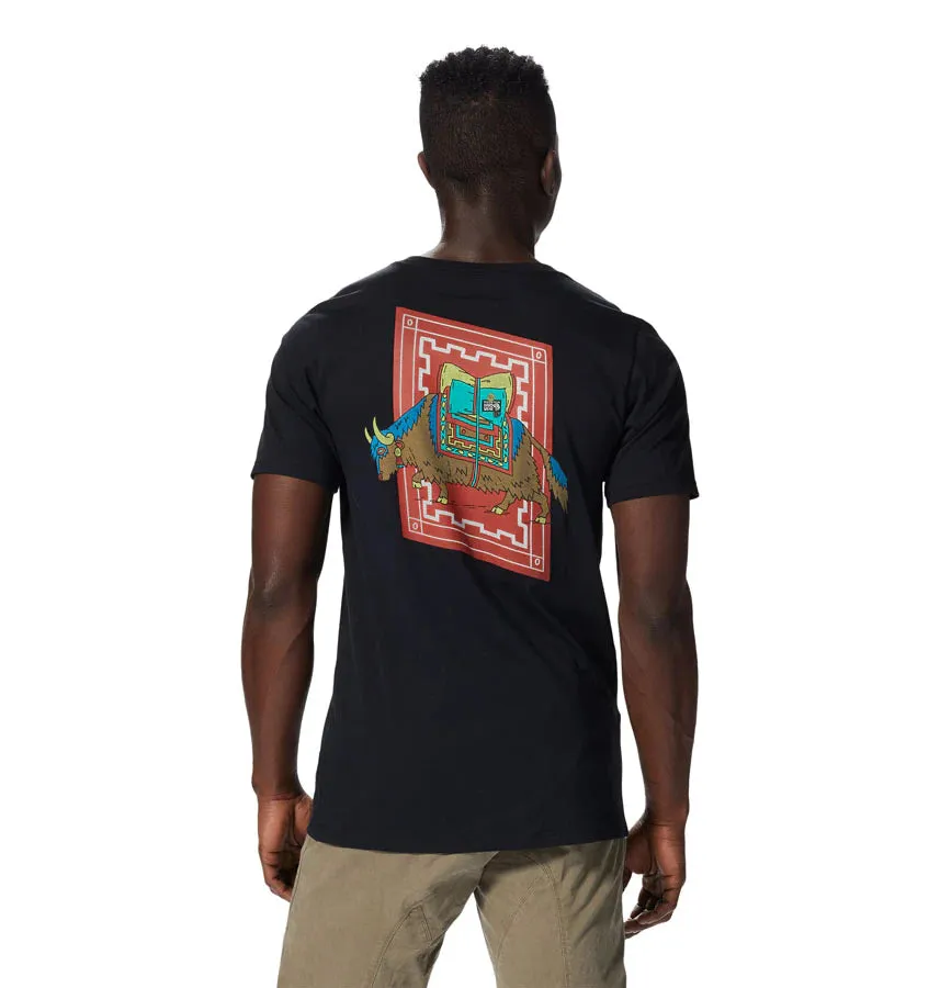 Mountain Hardwear Men's Pack Yak Short Sleeve T-shirt - Black - Small