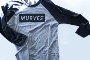 MURVES™ Baseball Tee Black/Grey