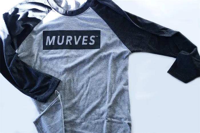 MURVES™ Baseball Tee Black/Grey