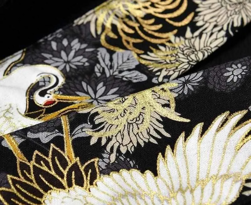 Neo Shadow Pattern Hanfu Kimono