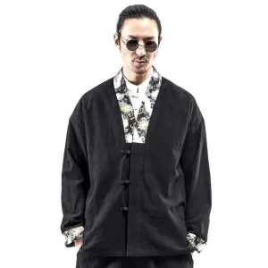 Neo Shadow Pattern Hanfu Kimono