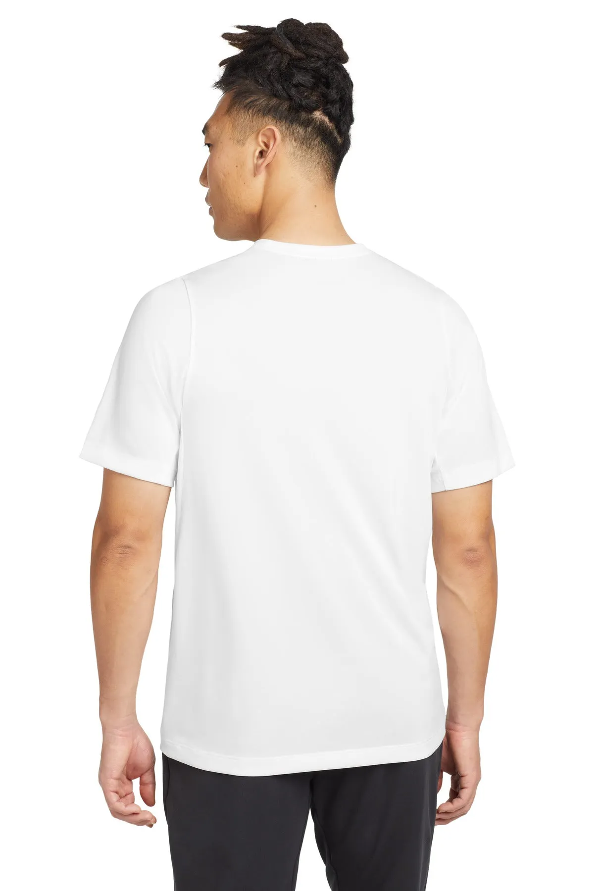 New Era  Series Performance Crew Tee. NEA200 White Solid