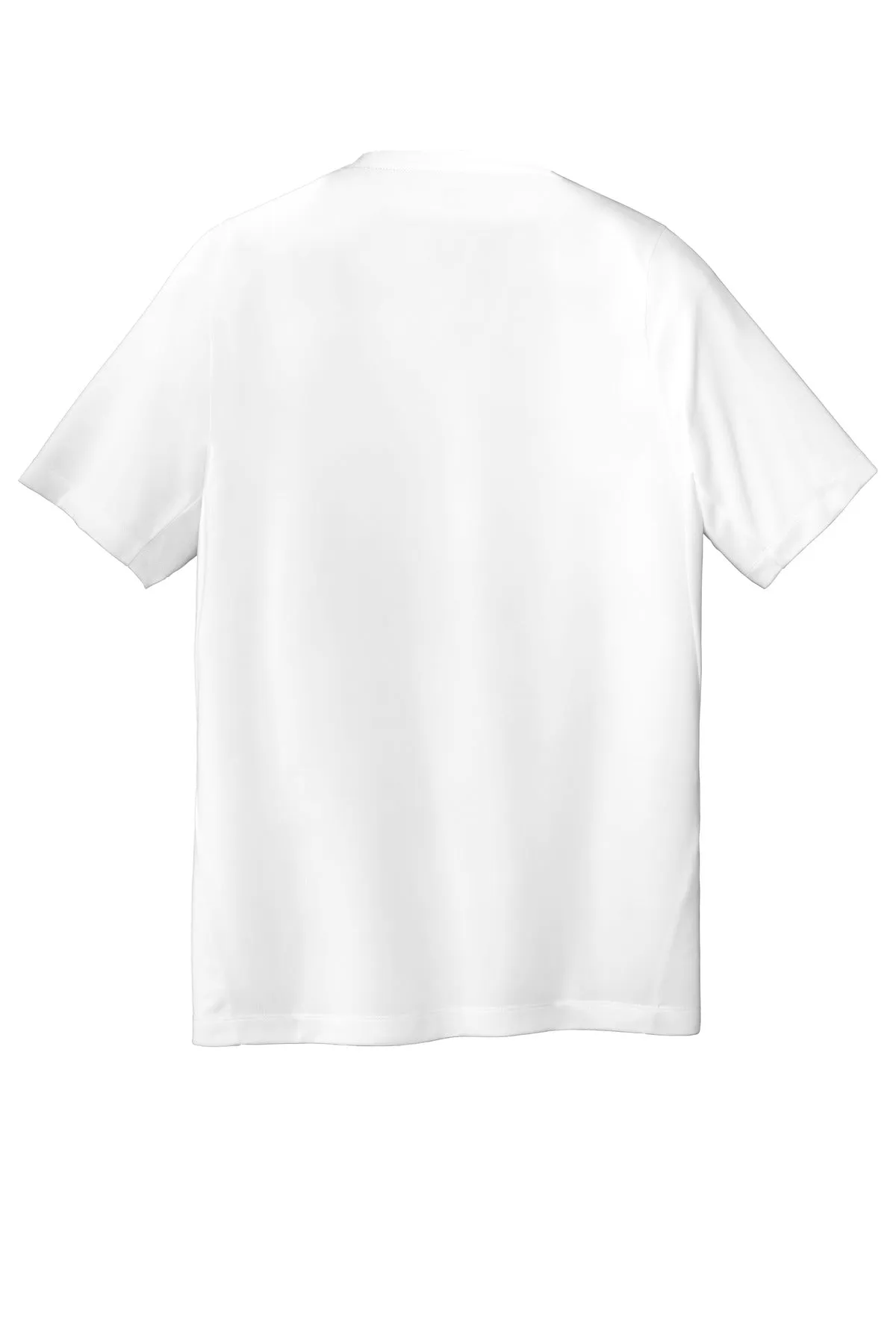 New Era  Series Performance Crew Tee. NEA200 White Solid