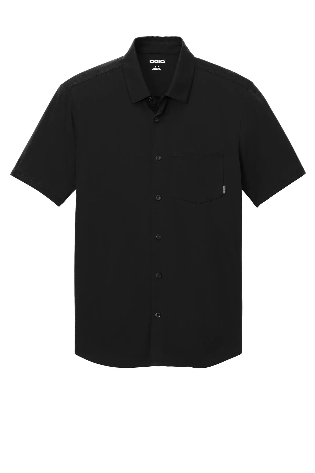 OGIO Extend Short Sleeve Button-Up OG160 Blacktop
