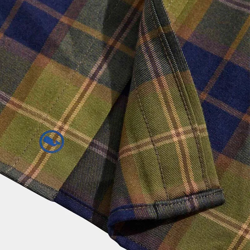 On-The-Go Brushed Twill Plaid Shirt