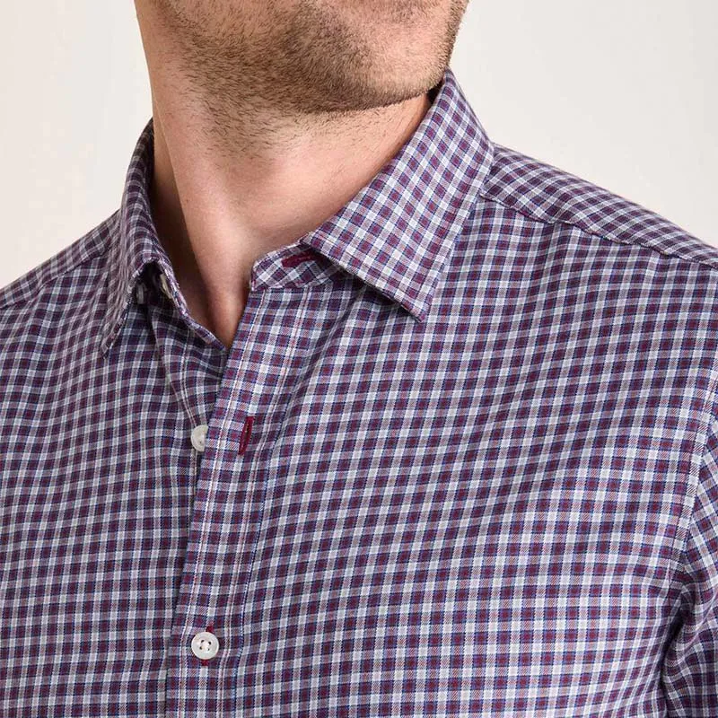 On-The-Go Brushed Twill Plaid Shirt