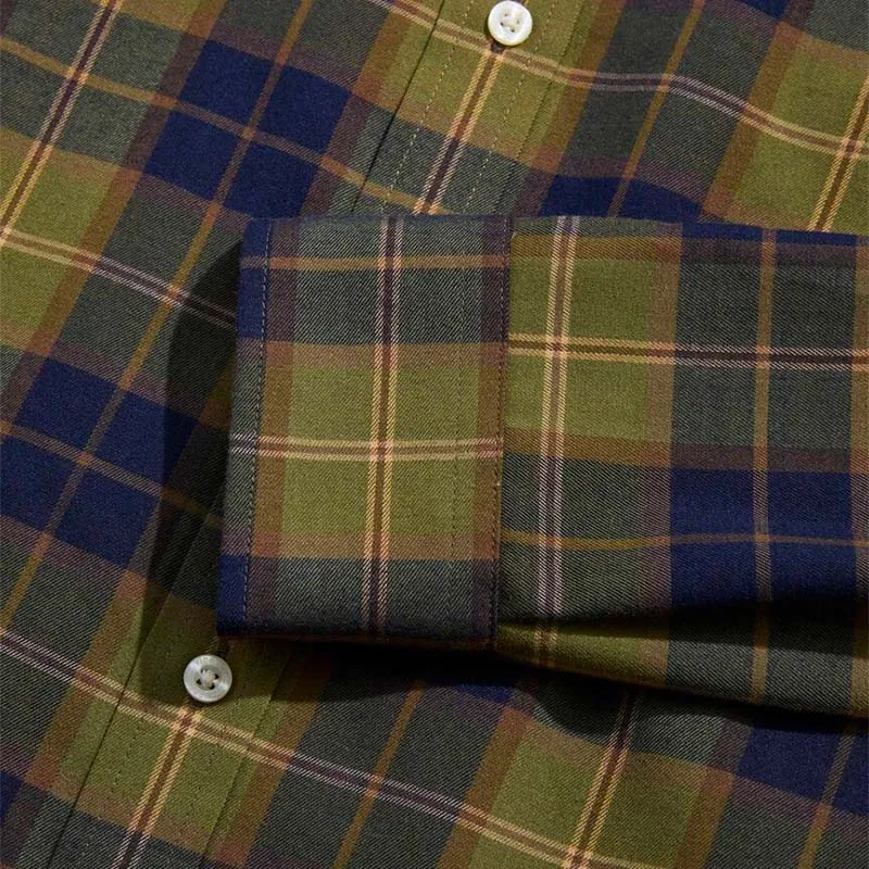 On-The-Go Brushed Twill Plaid Shirt