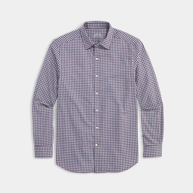 On-The-Go Brushed Twill Plaid Shirt