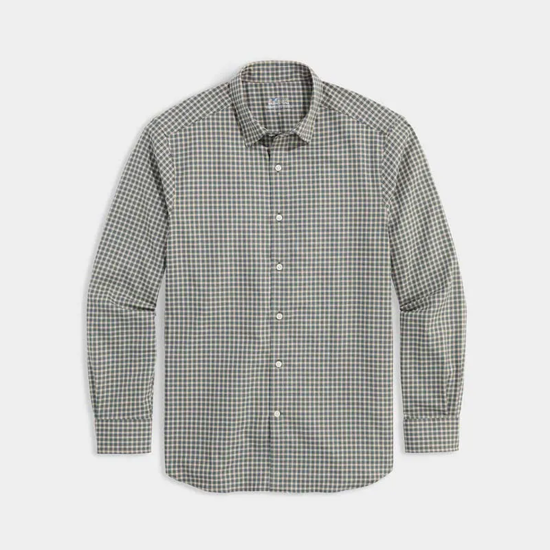 On-The-Go Brushed Twill Plaid Shirt